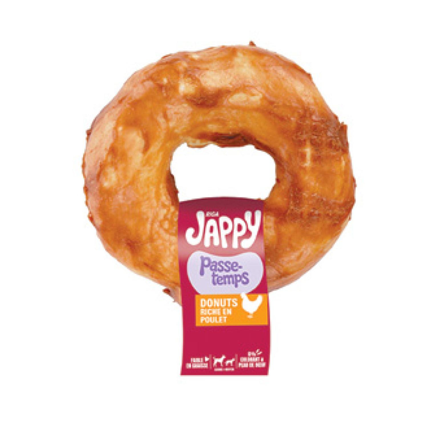 RIGA Jappy Friandise donuts à macher goût poulet pour moyen et grand chien 1 pièce