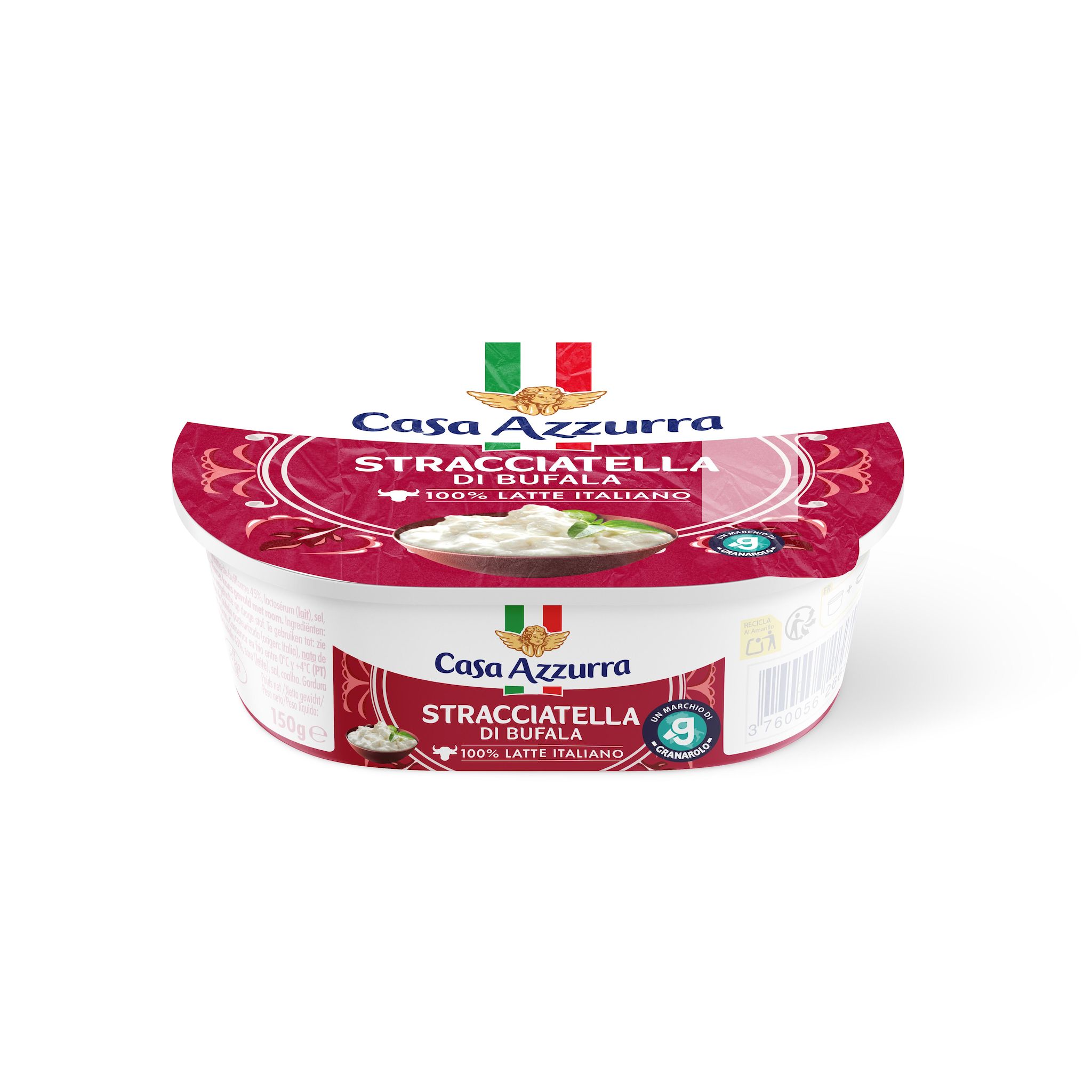 CASA AZZURRA Stracciatella di bufala au lait de bufflonne 150g