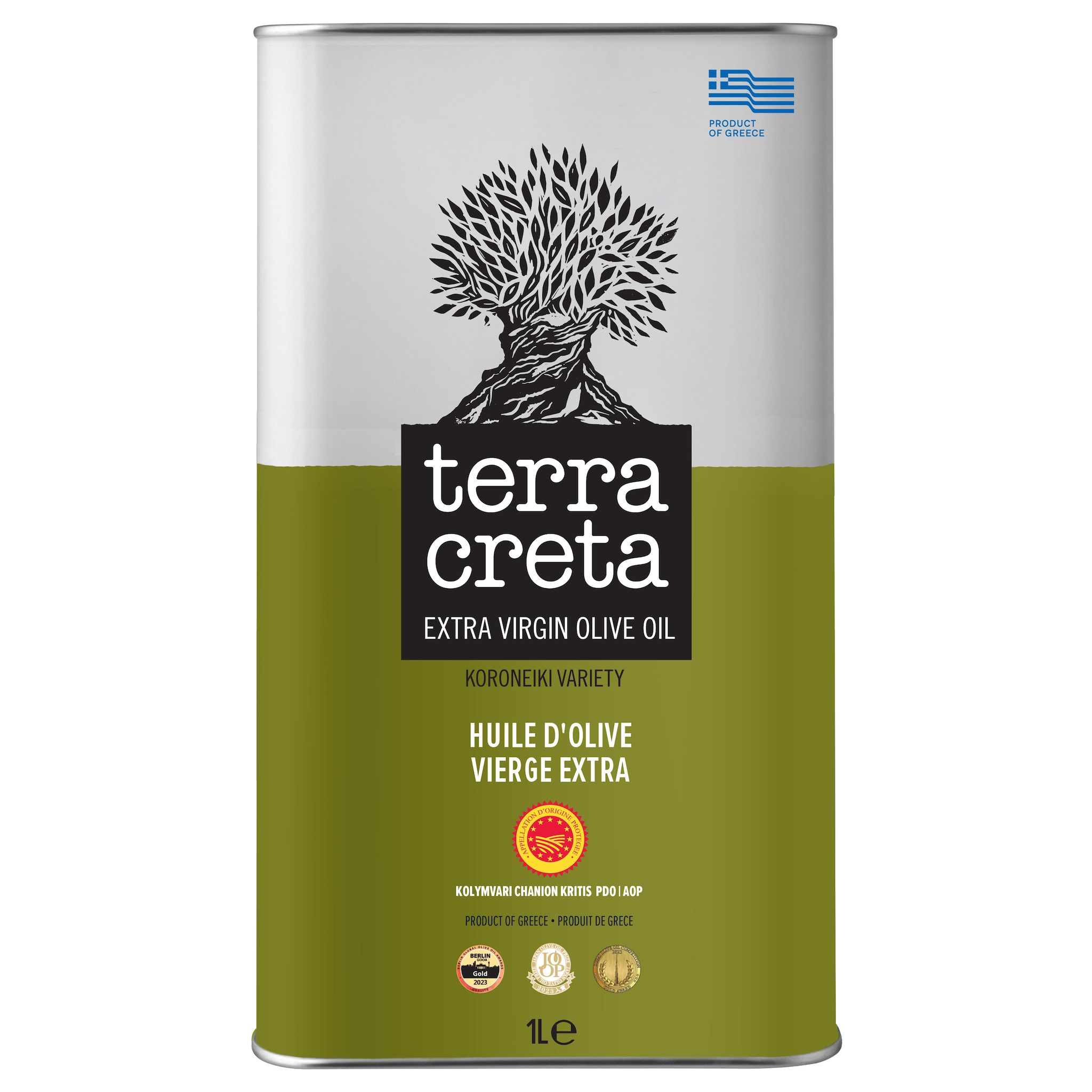 MELFOR Huile d'olive vierge extra de Crète 1l