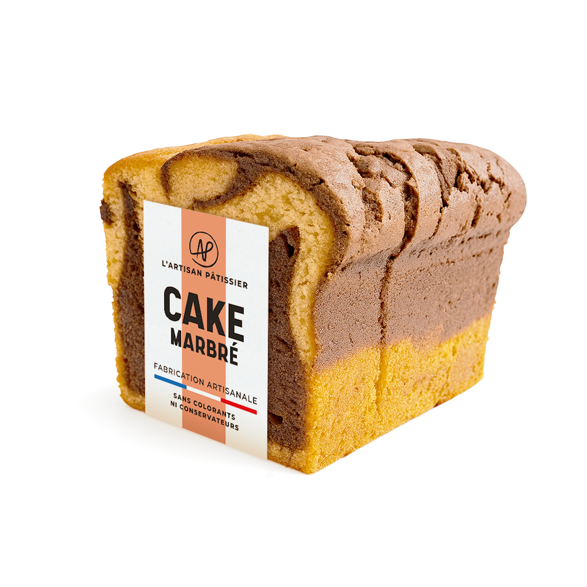 L'ARTISAN PATISSIER Cakes marbré 3 tranches 240g