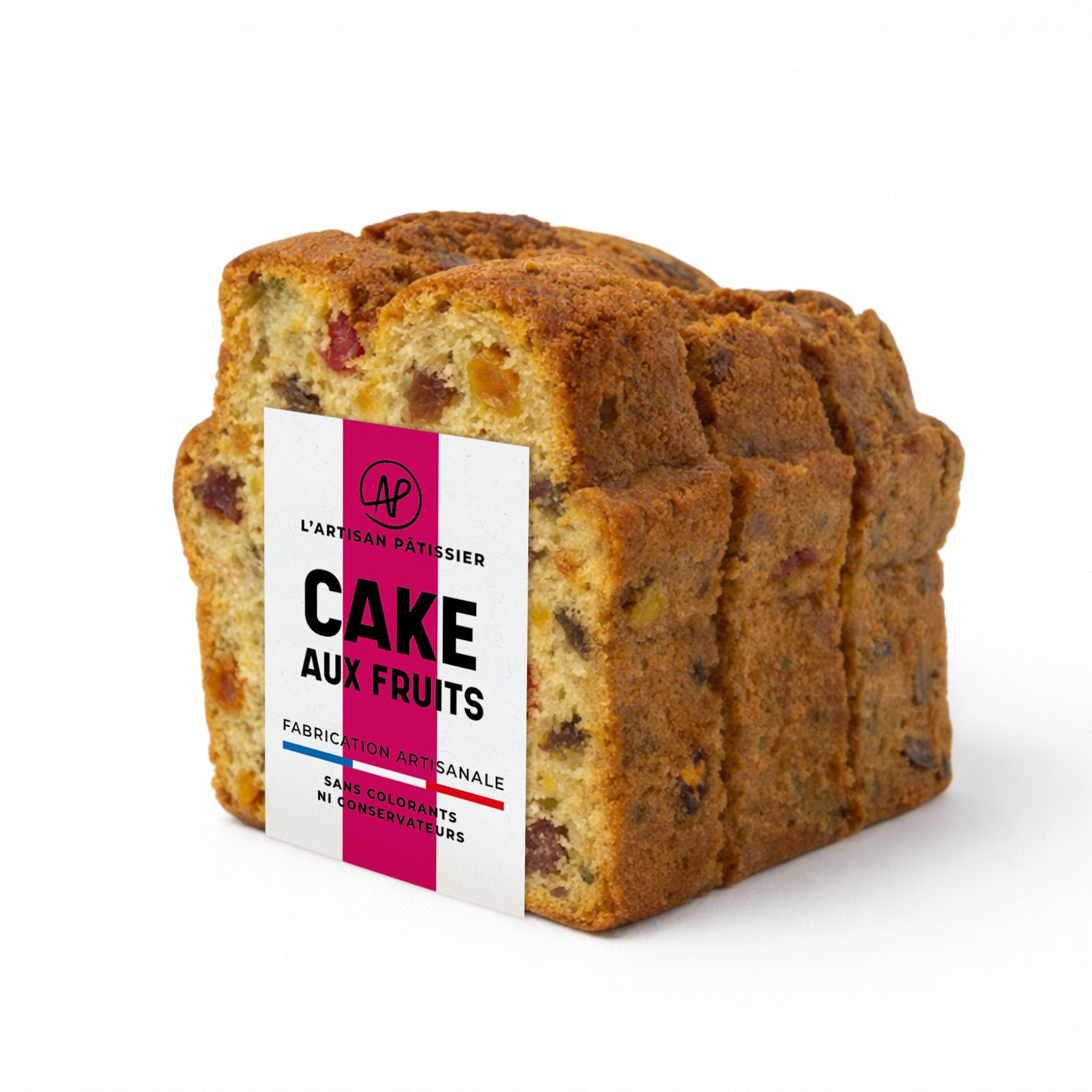 L'ARTISAN PATISSIER Cakes fruits 3 tranches 240g
