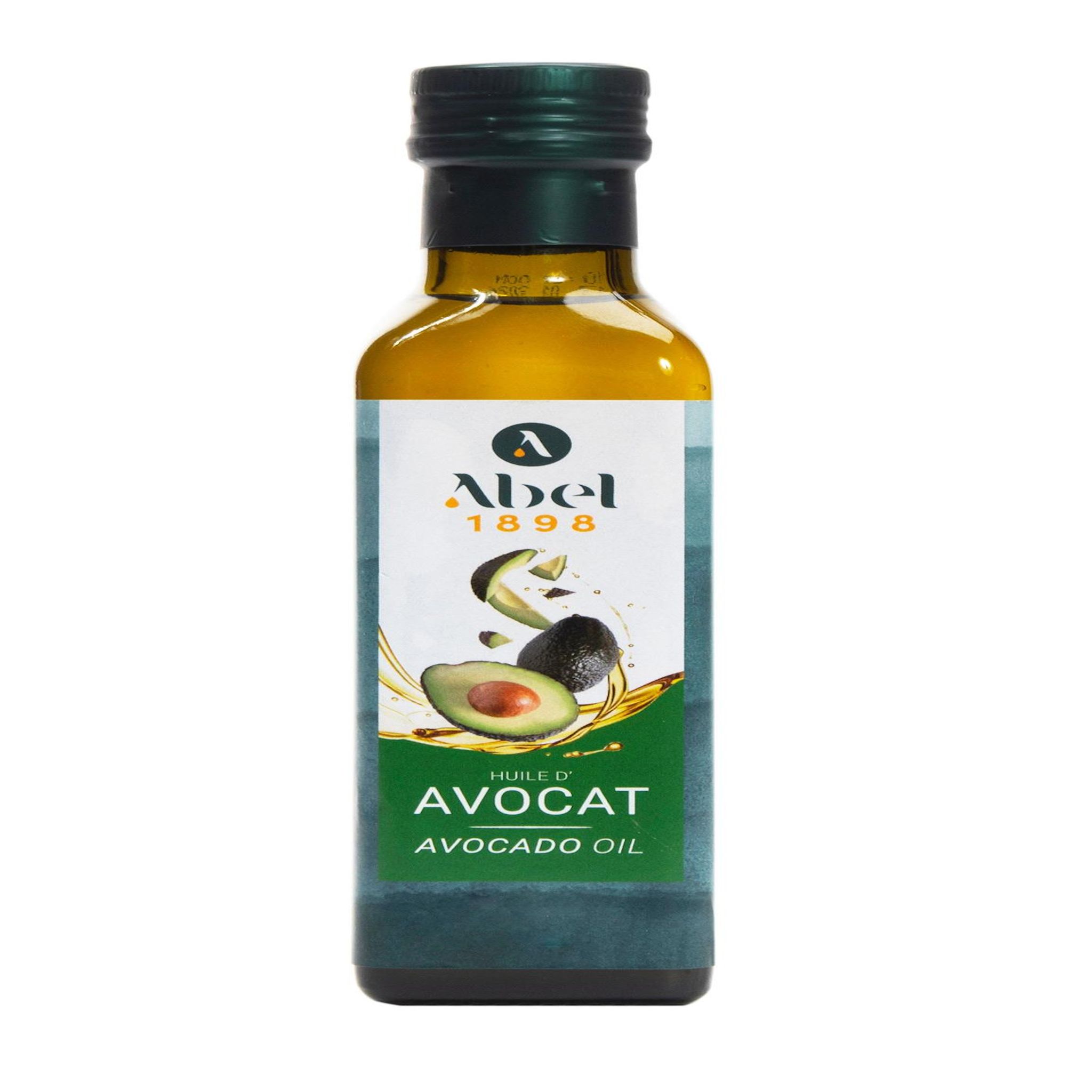 ABEL Huile d'avocat bouteille verre pour assaisonnement cuisson 25cl