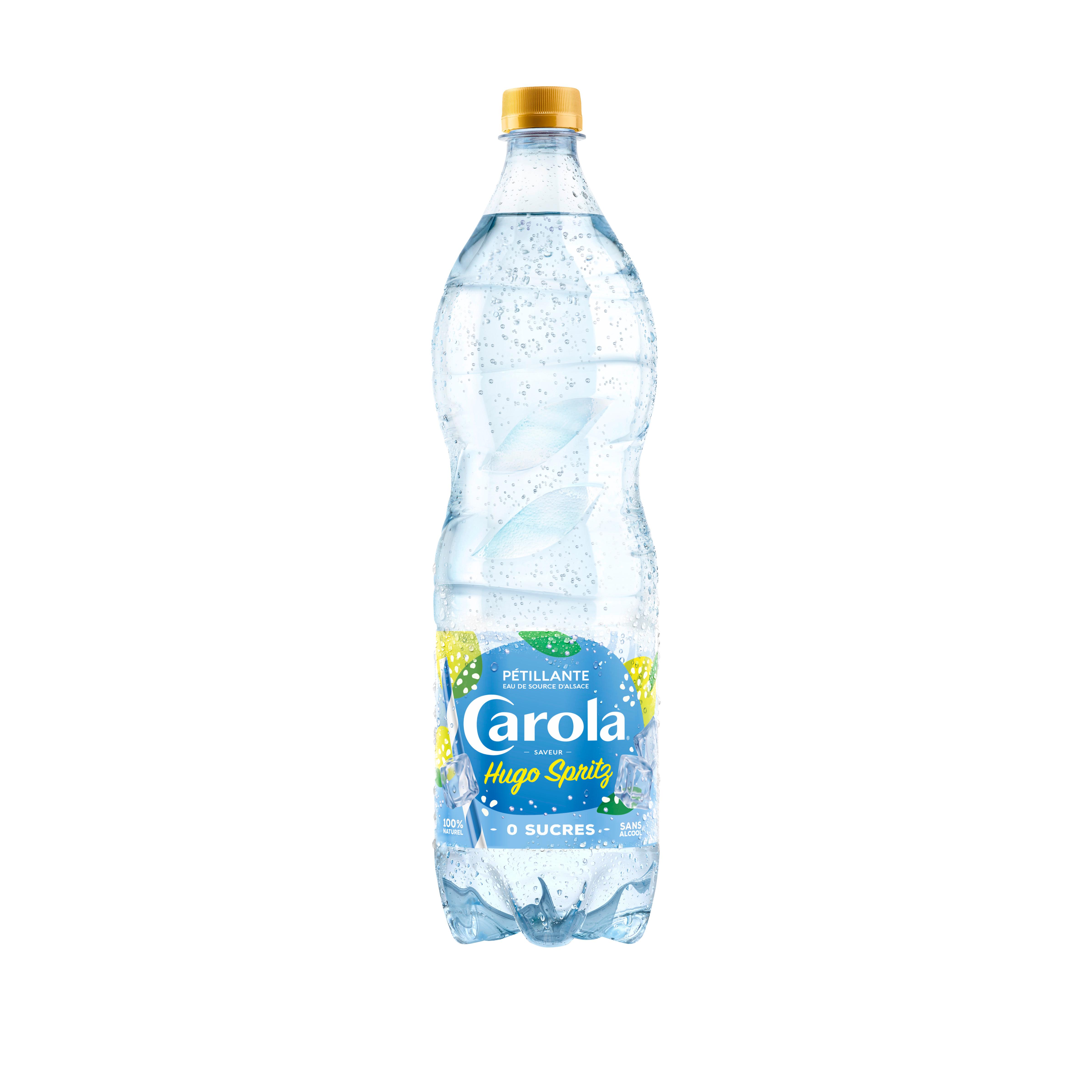 CAROLA Eau aromatisée pétillante saveur hugo spritz sans sucres ajoutés 1.25l