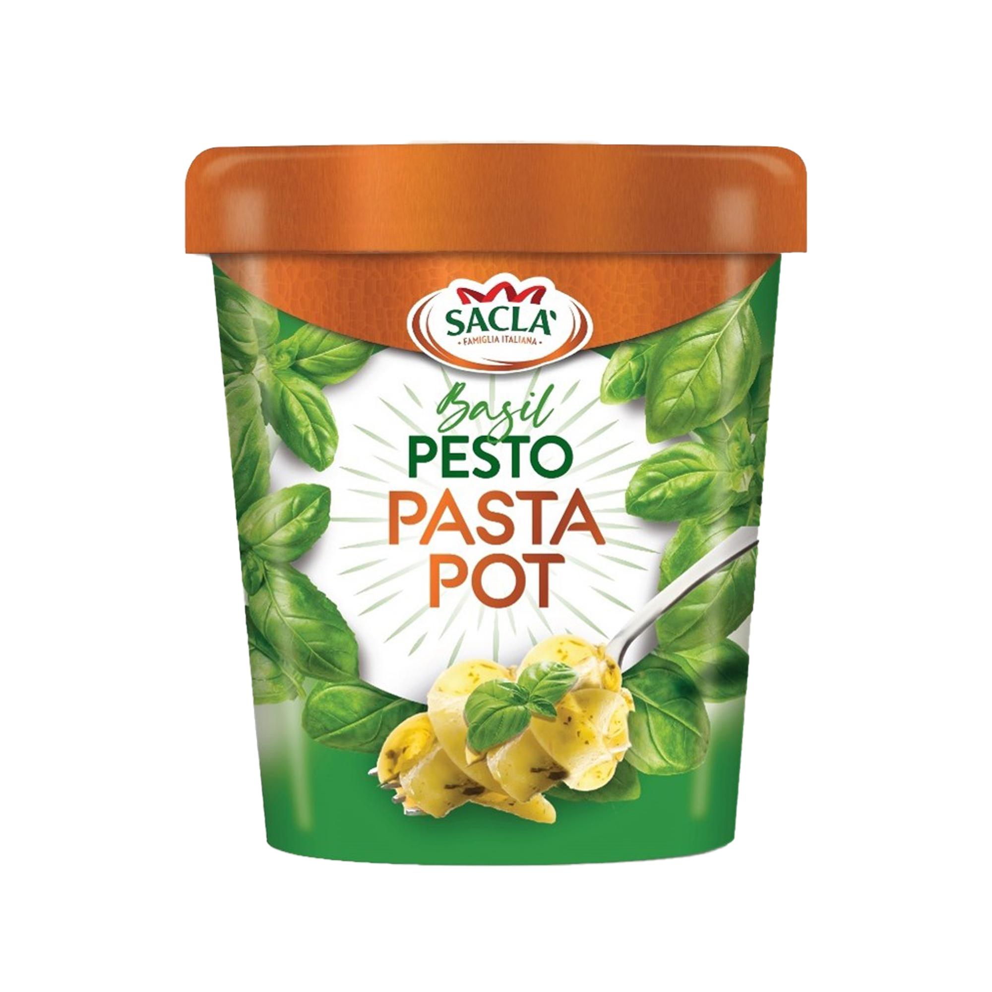 SACLA Pasta cup tagliatelles au pesto 1 portion 80g