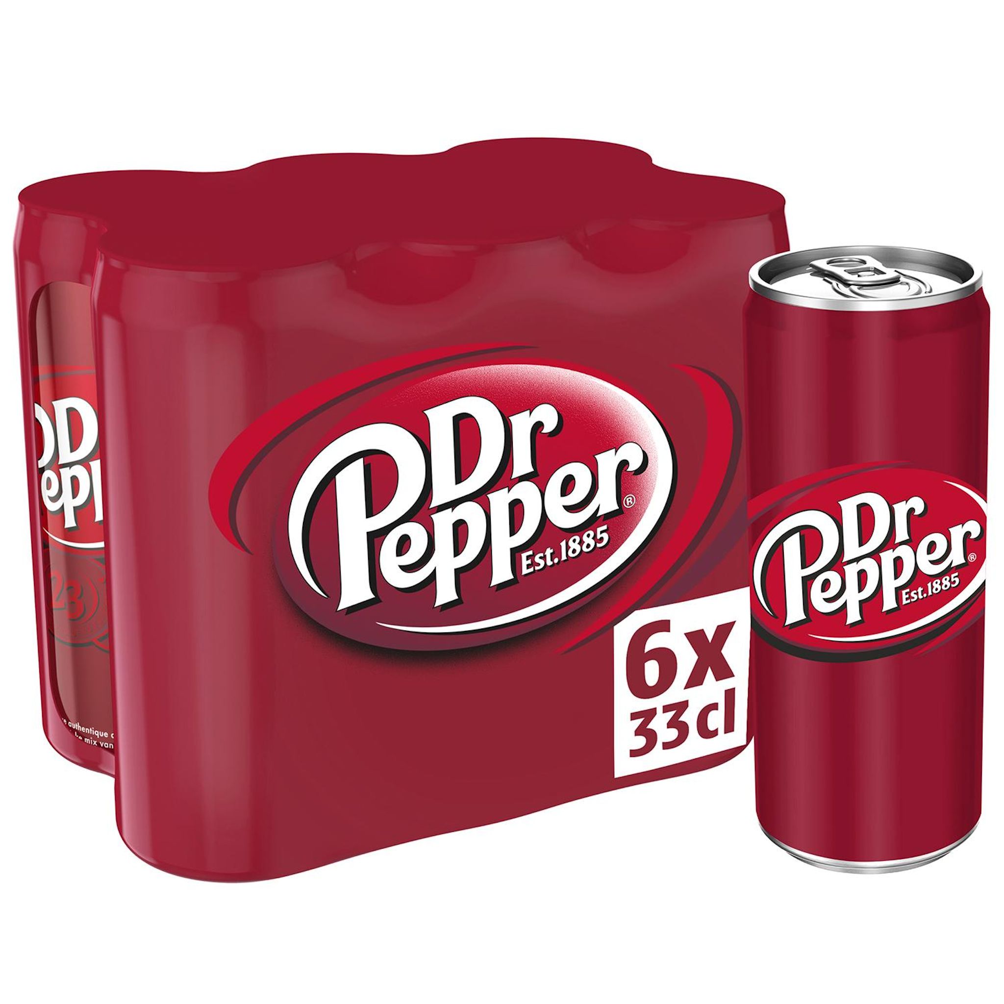 DR PEPPER Boisson gazeuse aromatisée boîtes 6x33cl