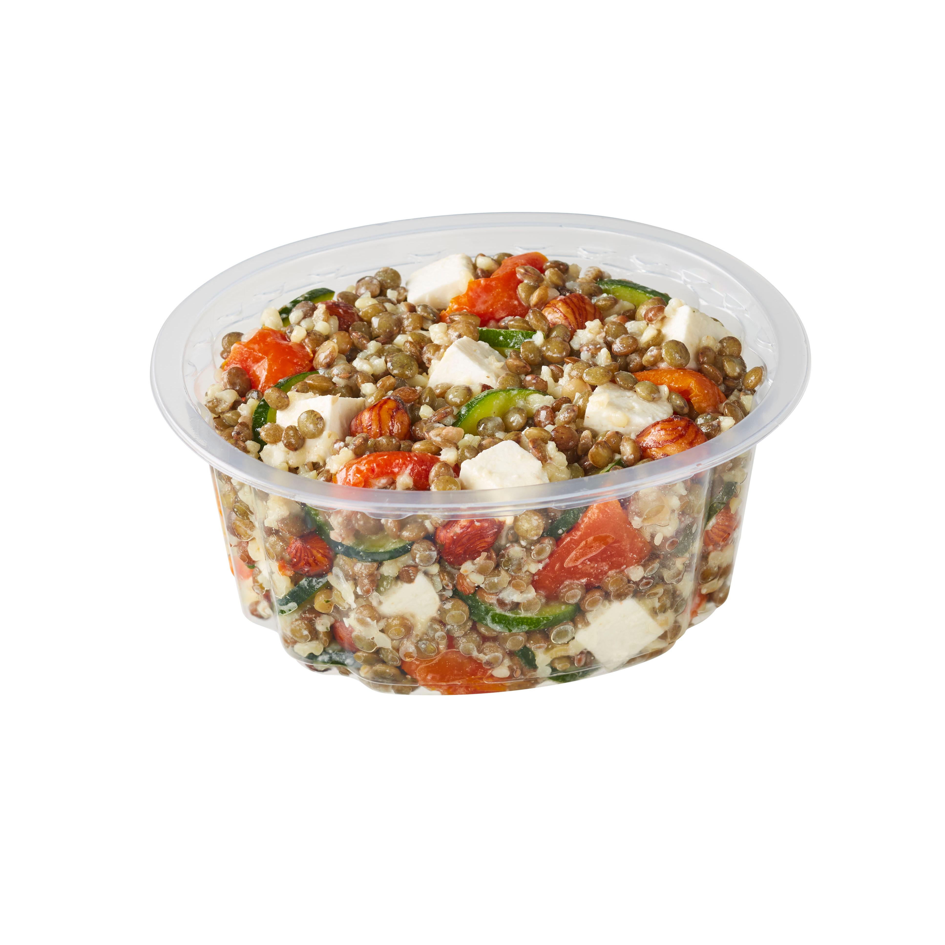 QUALITE TRAITEUR Salade de lentilles boulgour petits légumes et noisettes 300g