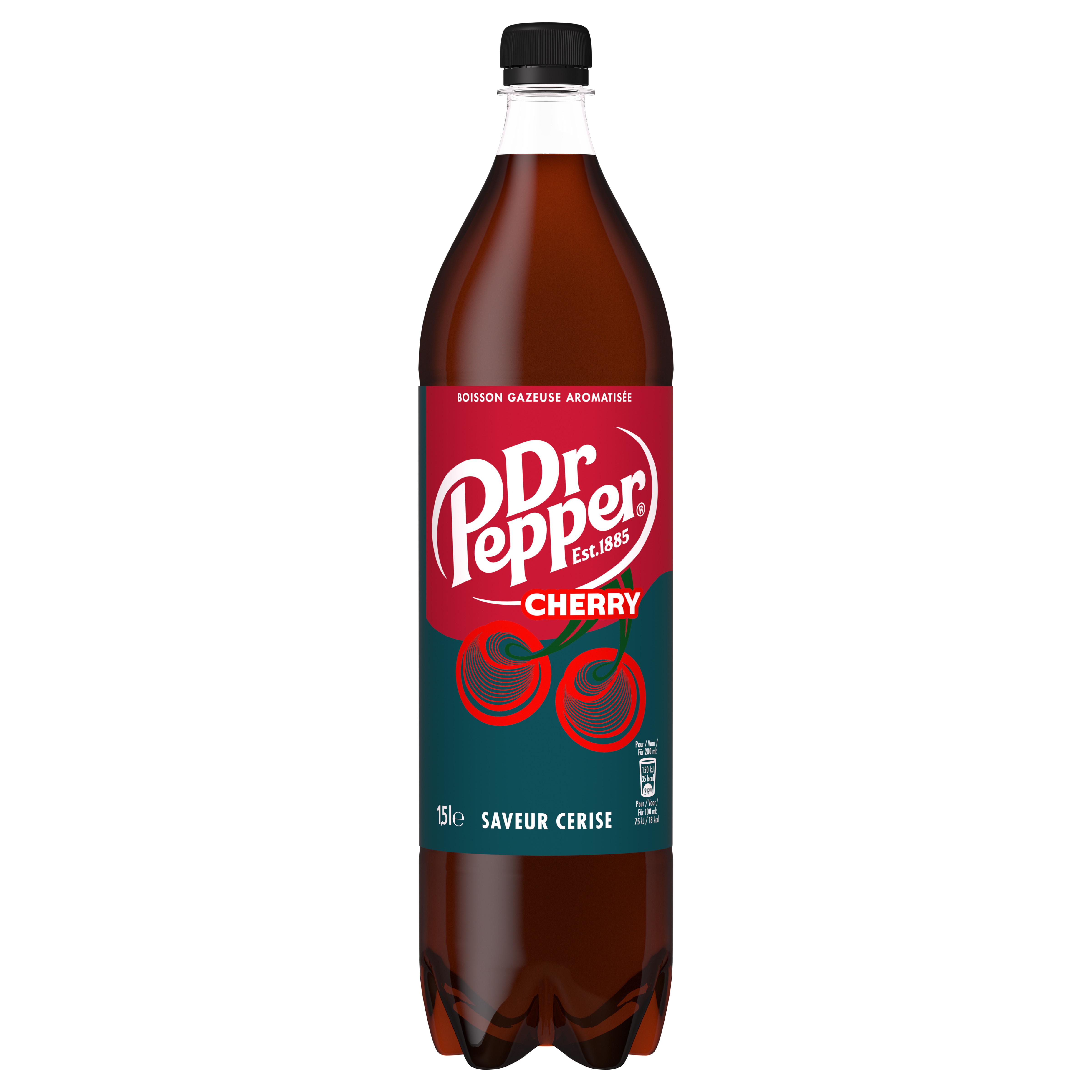 Voir la diapositive 2 : DR PEPPER Boisson gazeuse saveur cerise 1,5l