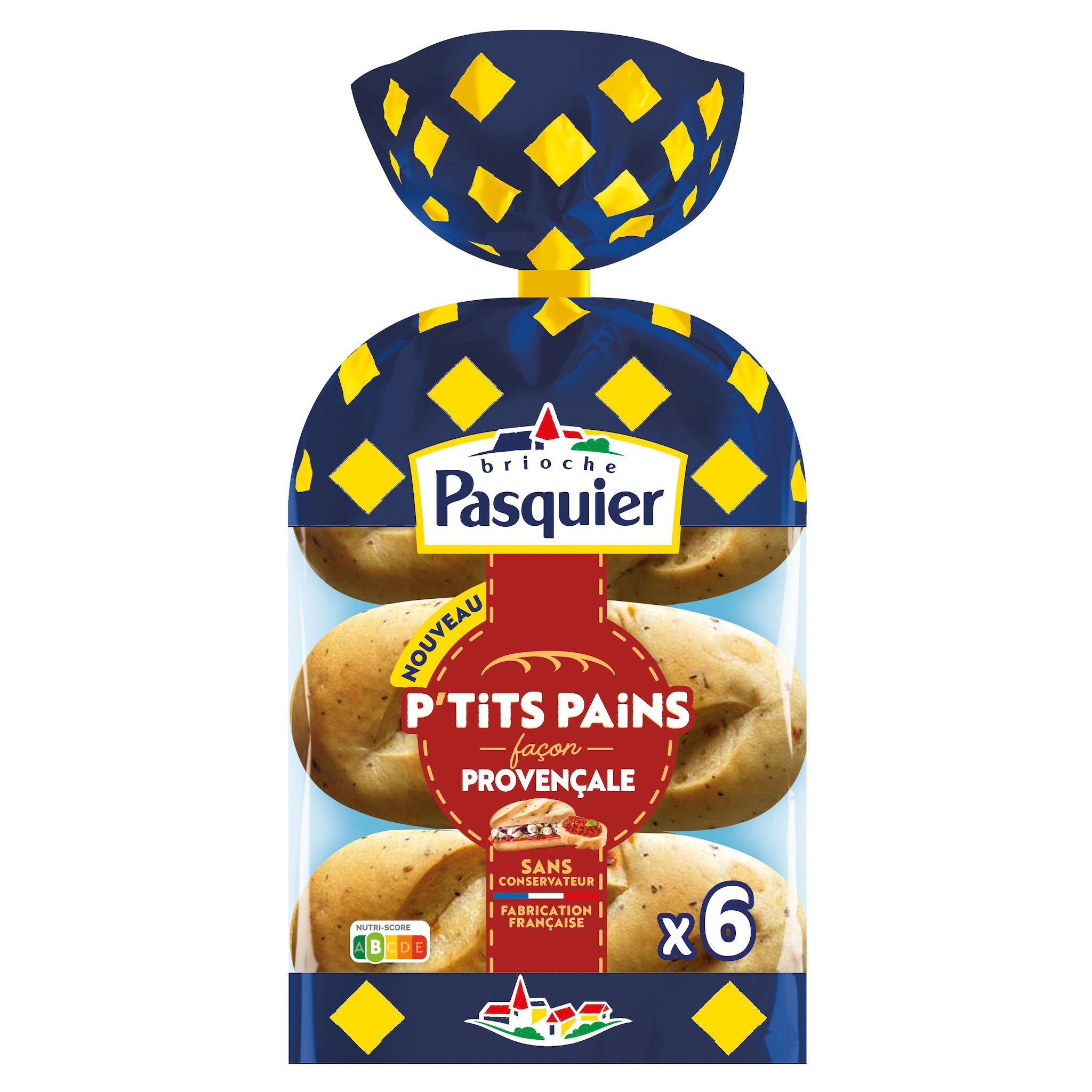PASQUIER P'tits pains façon provençale 6 pains 270g