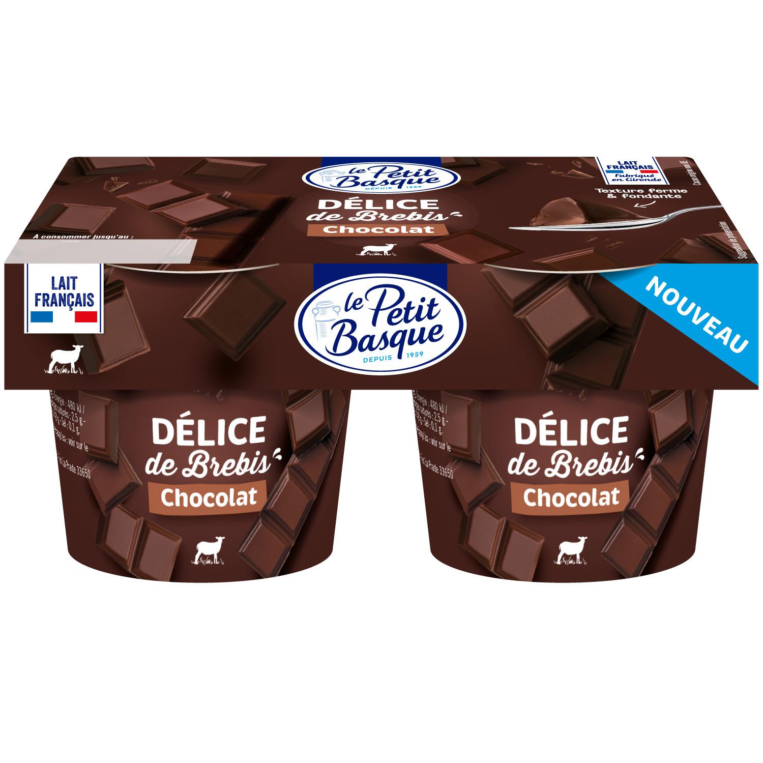 LE PETIT BASQUE Délice de brebis au chocolat 2x125g