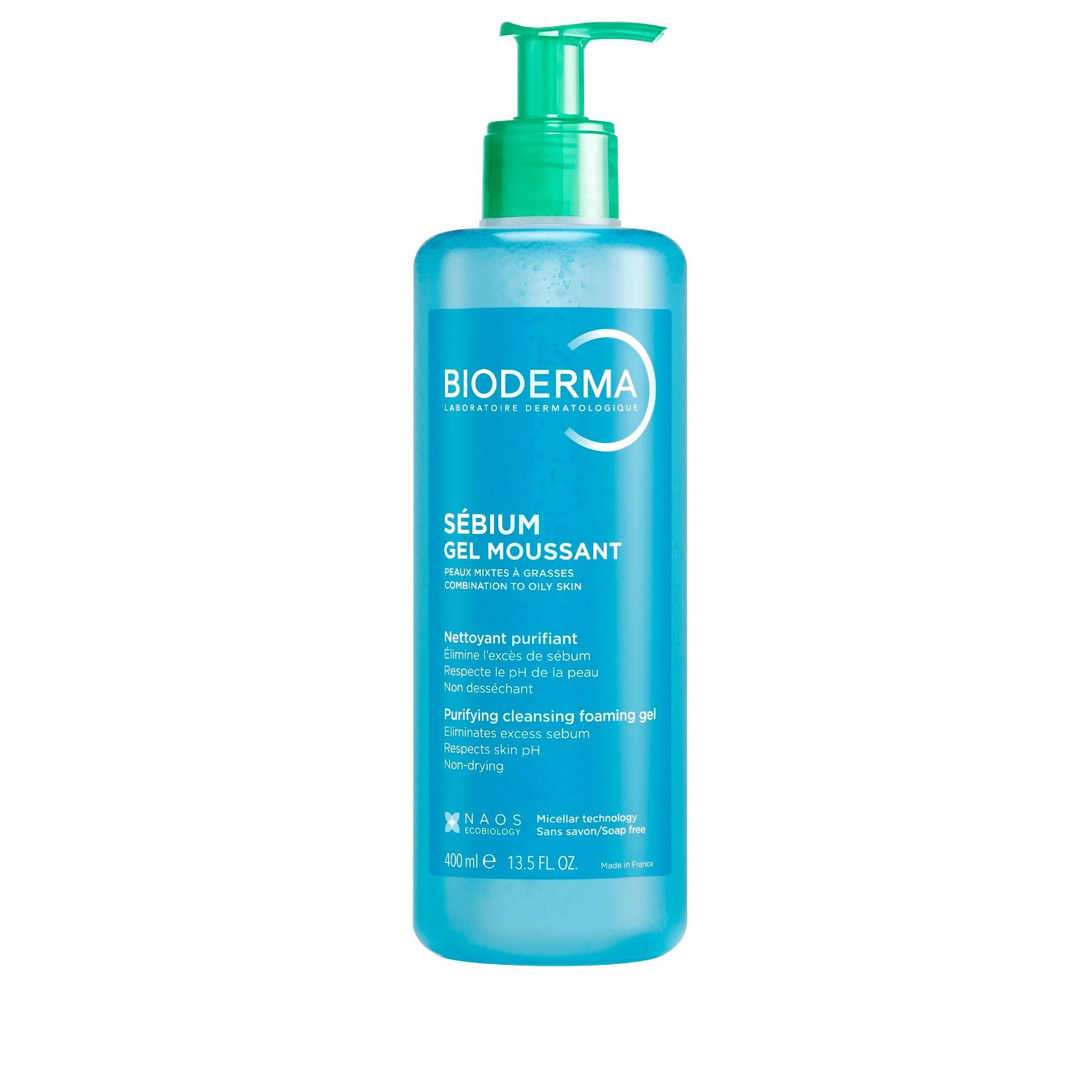 BIODERMA Sebium gel moussant nettoyant purifiant 400ml