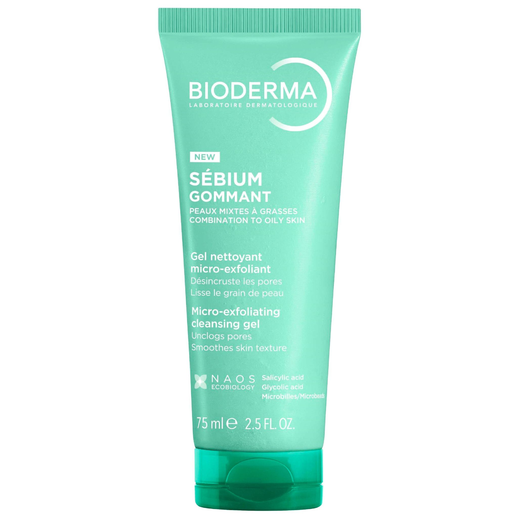 BIODERMA Sebium gommant gel nettoyant micro exfoliant 75ml