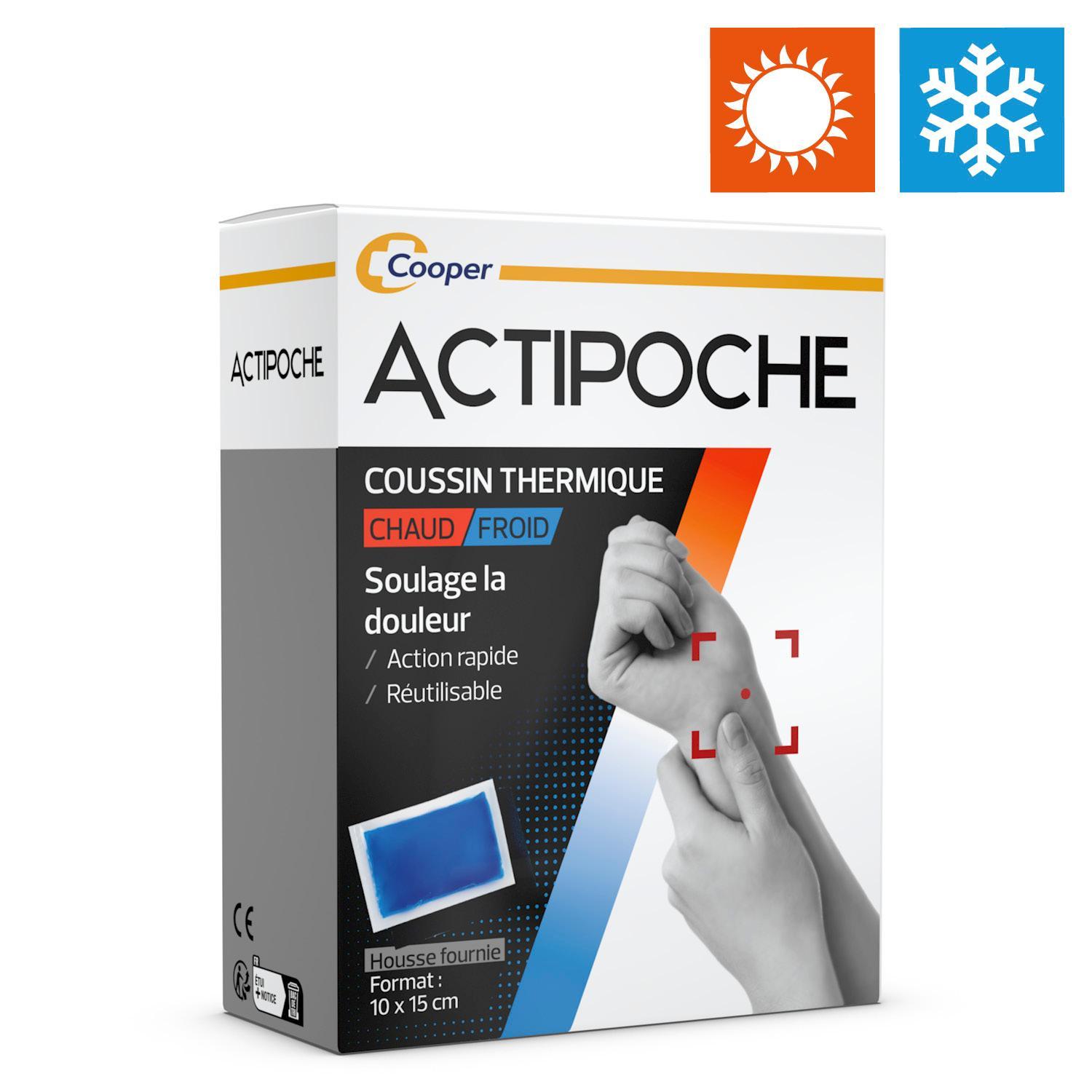 COOPER Actipoche coussin thermique chaud froid 1 coussin 10x15cm