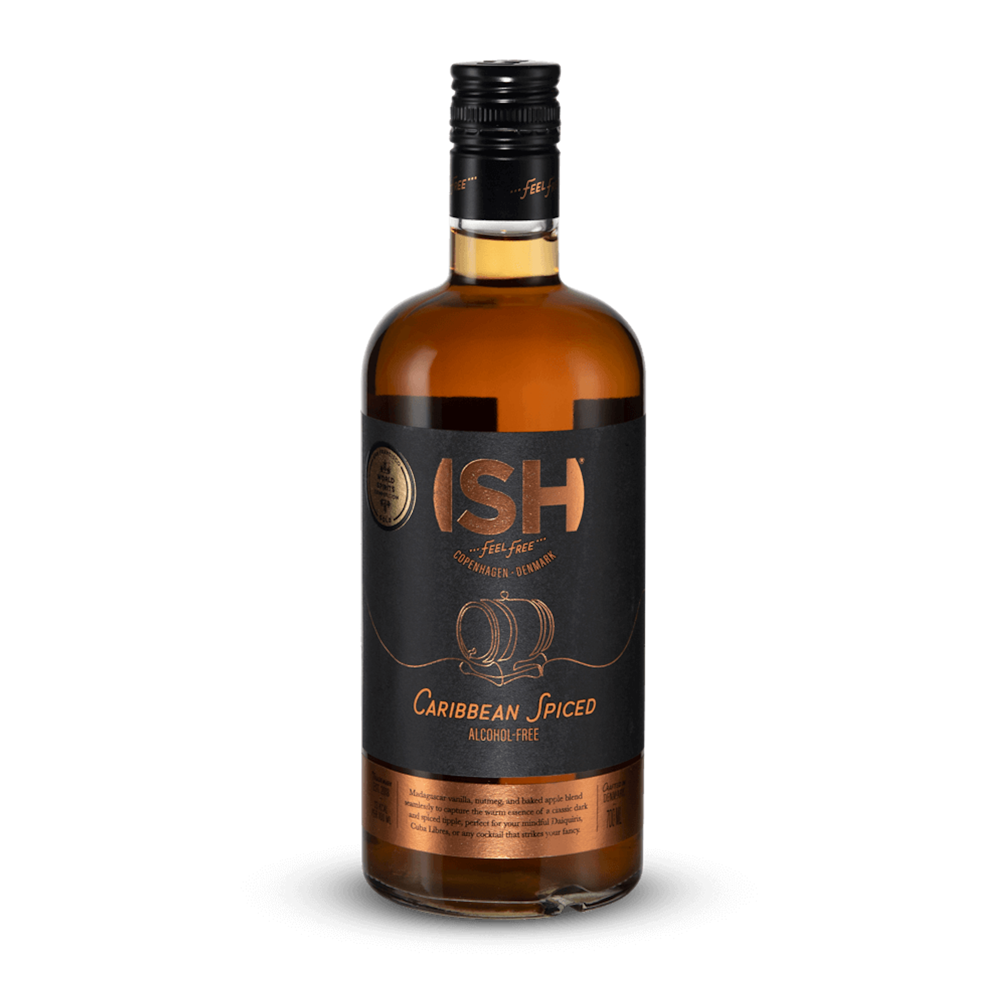 ISH Boisson pétillante sans alcool caribbean spiced 70cl