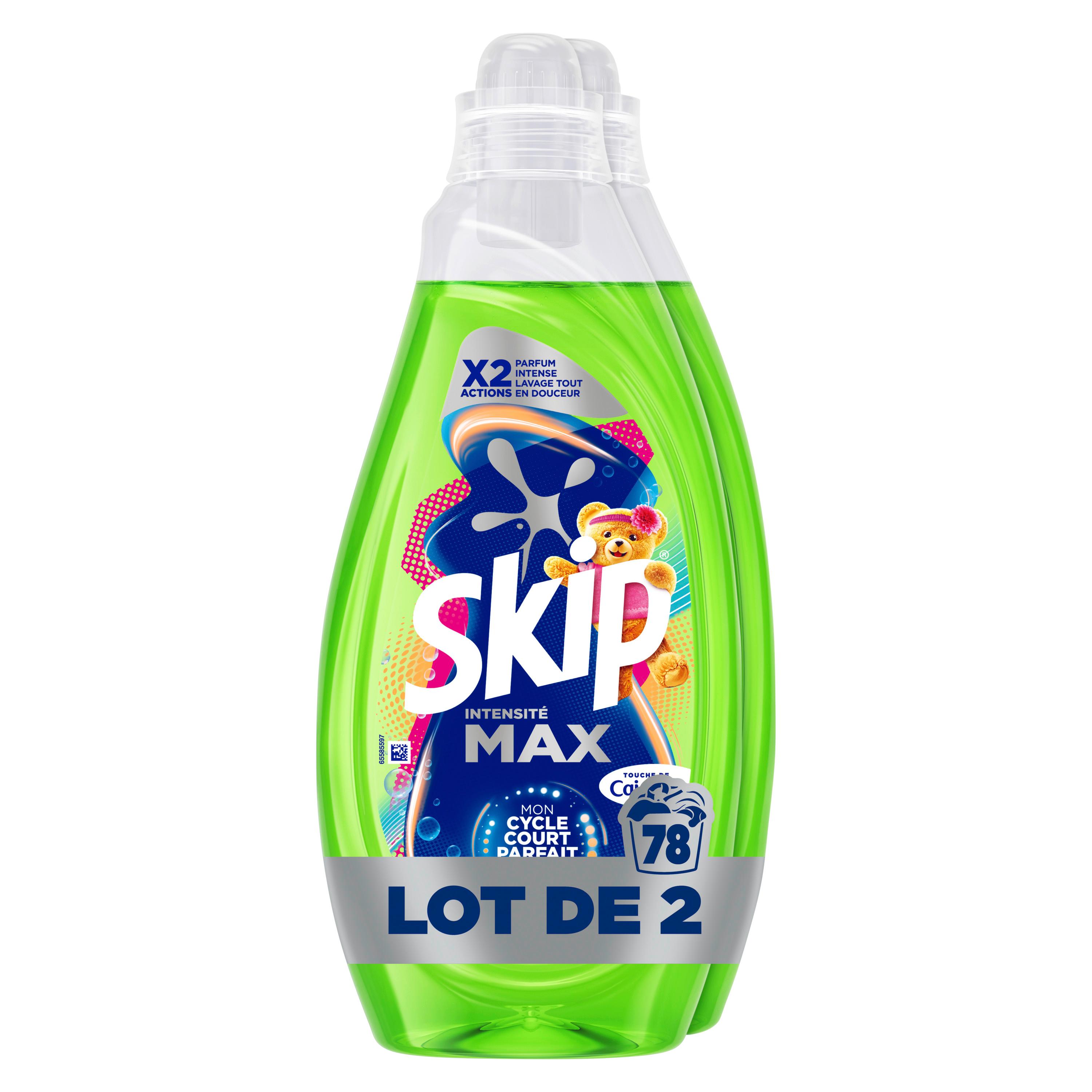 SKIP Lessive liquide fraîcheur de coton 2,964l