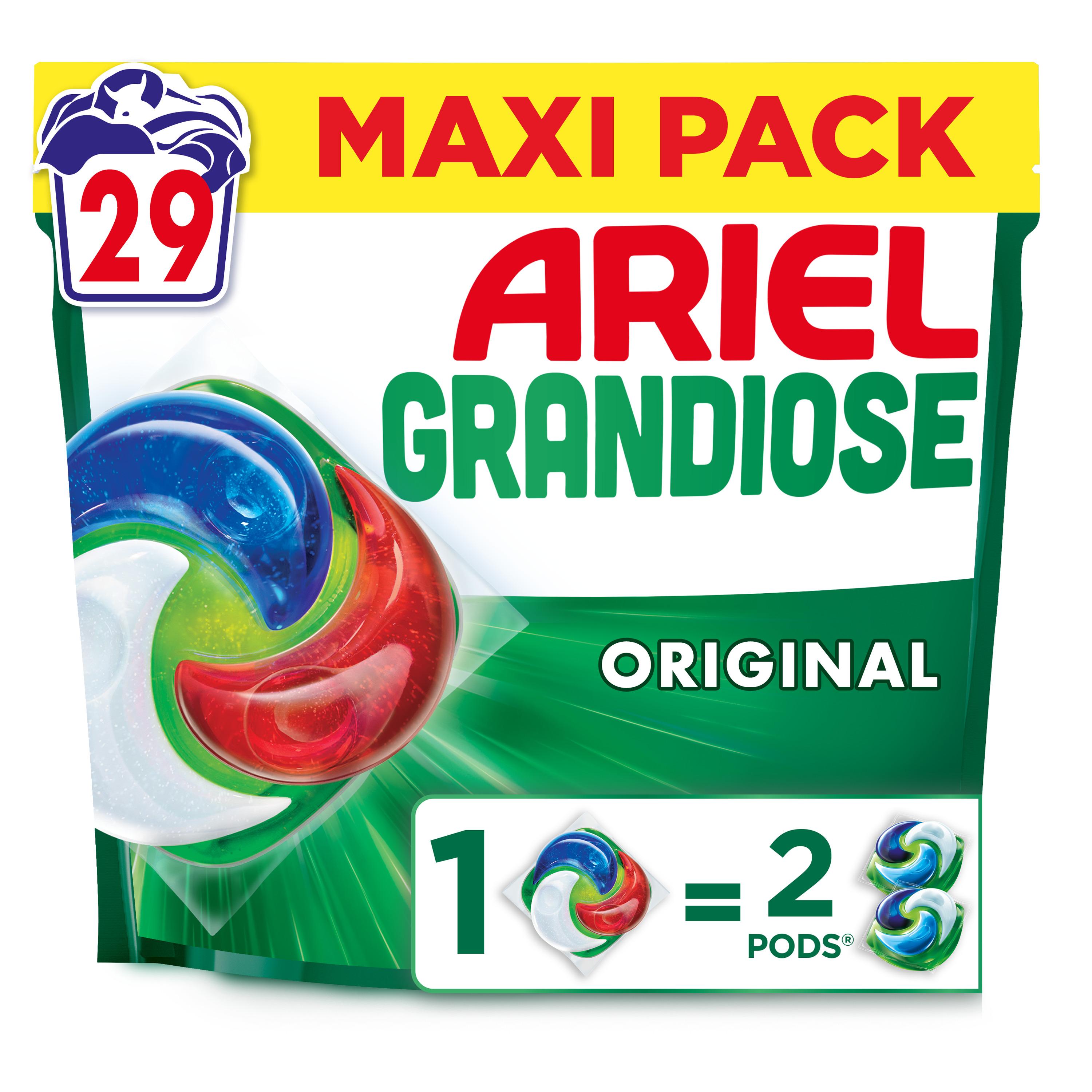 ARIEL Pods détergent capsules liquide 29 lavages 29 doses