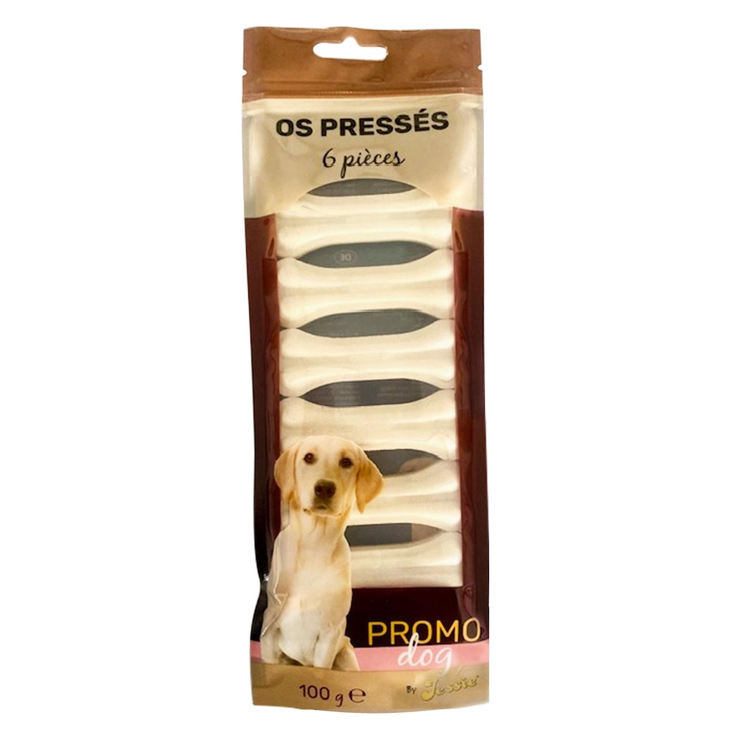 PROMO DOG Os pressés à mâcher pour chien 6 pièces 100g
