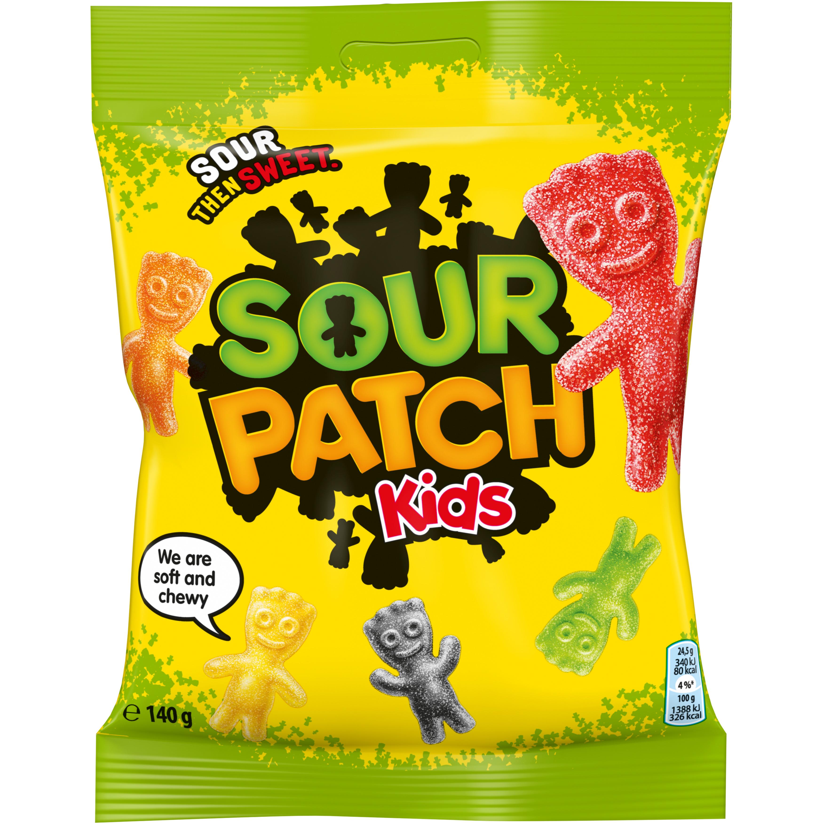 Sour patch kids bonbons acidulés saveur fruits 140g
