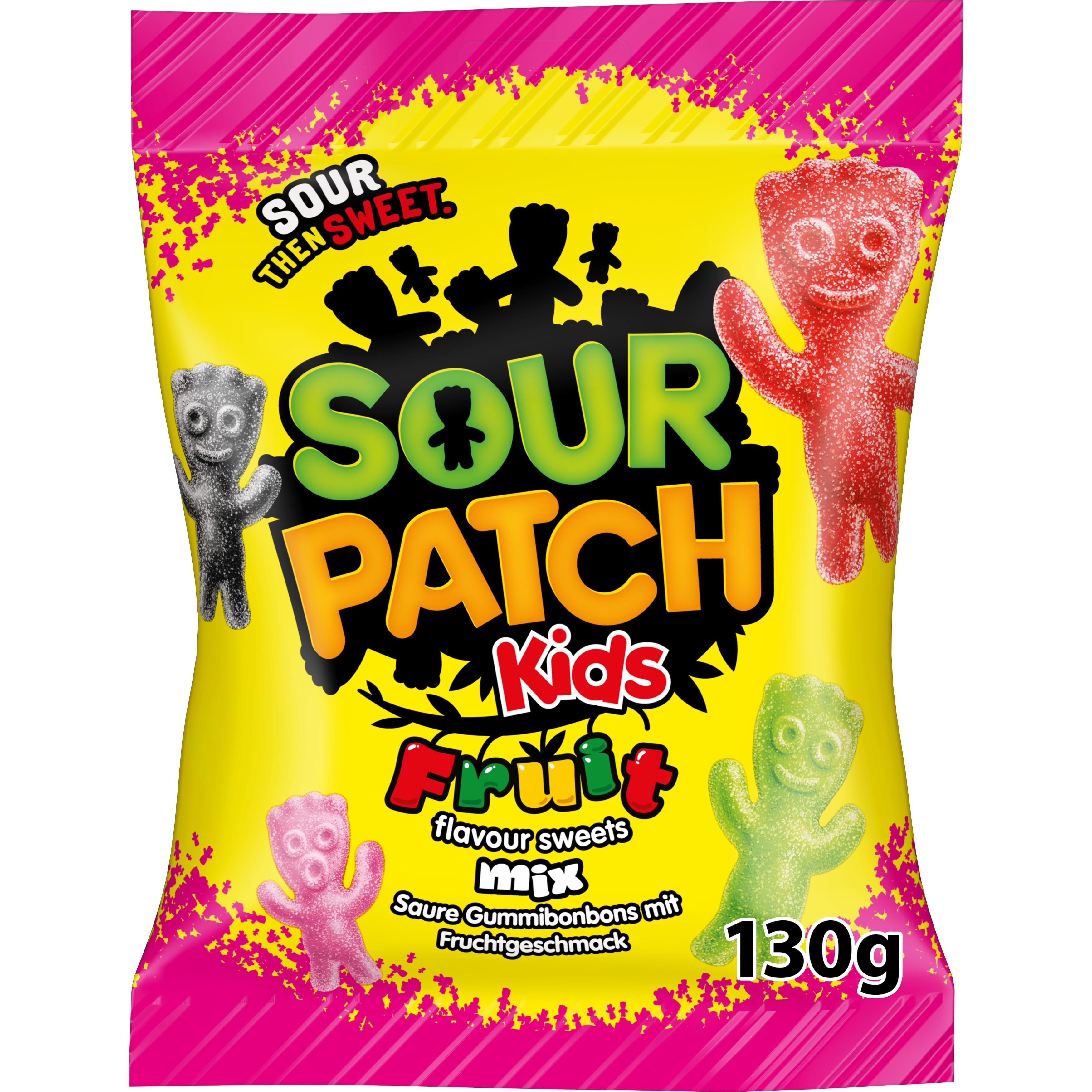 Sour Patch bonbons tendres acidulés aux fruits smoothie-fraise et smoothie-framboise 130g