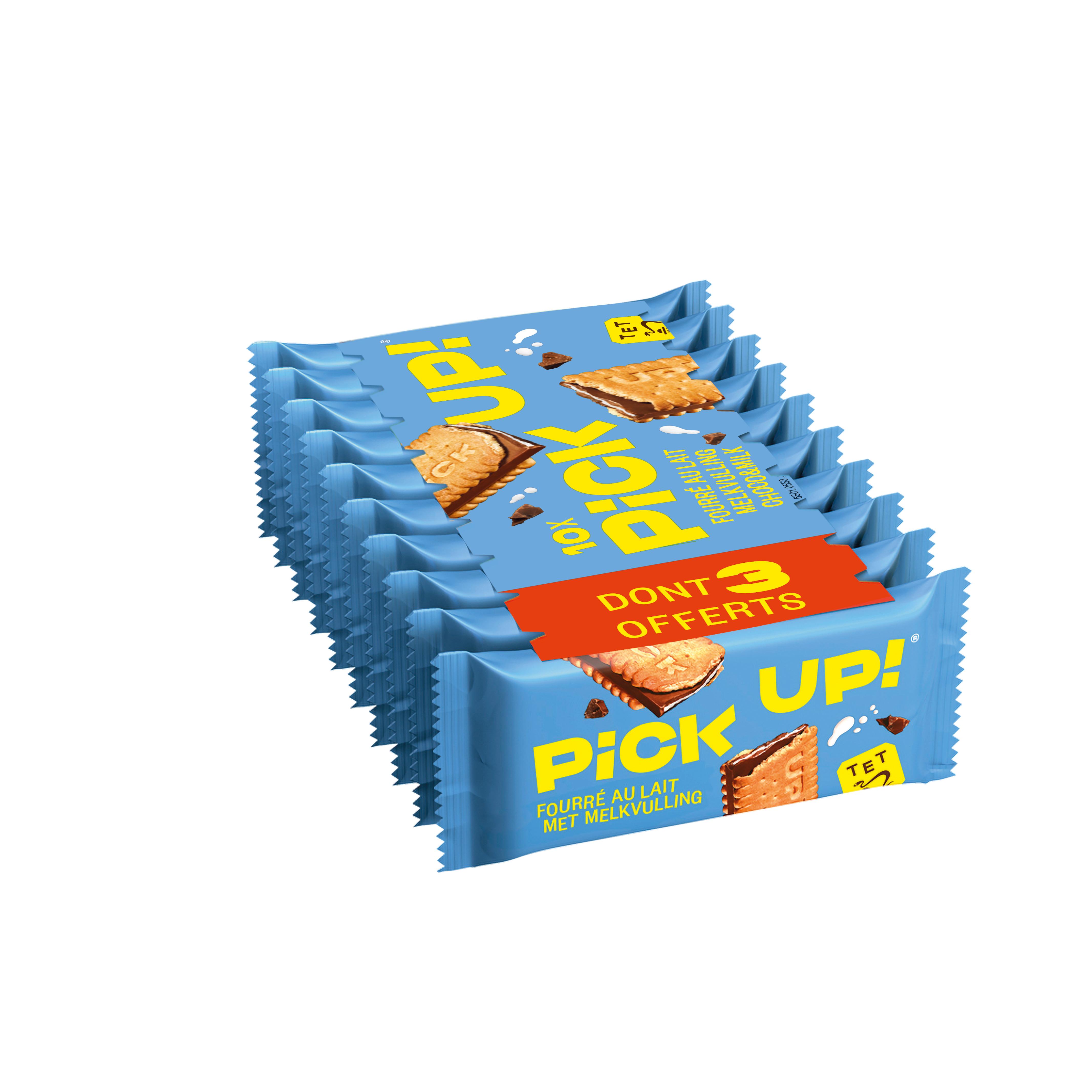 BAHLSEN Pick Up ! Biscuits fourrés au chocolat au lait 10x28g 7+3 offerts 280g