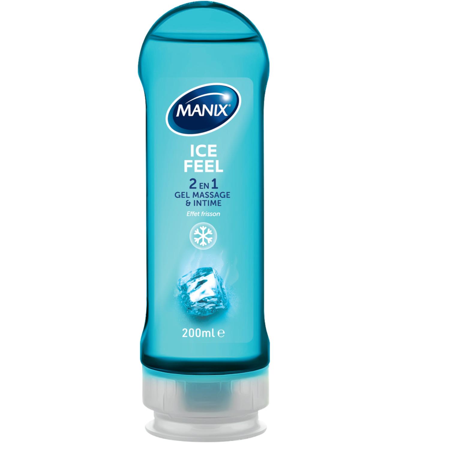 MANIX Ice Feel Gel de massage et intime 2en1 effet frisson 200ml