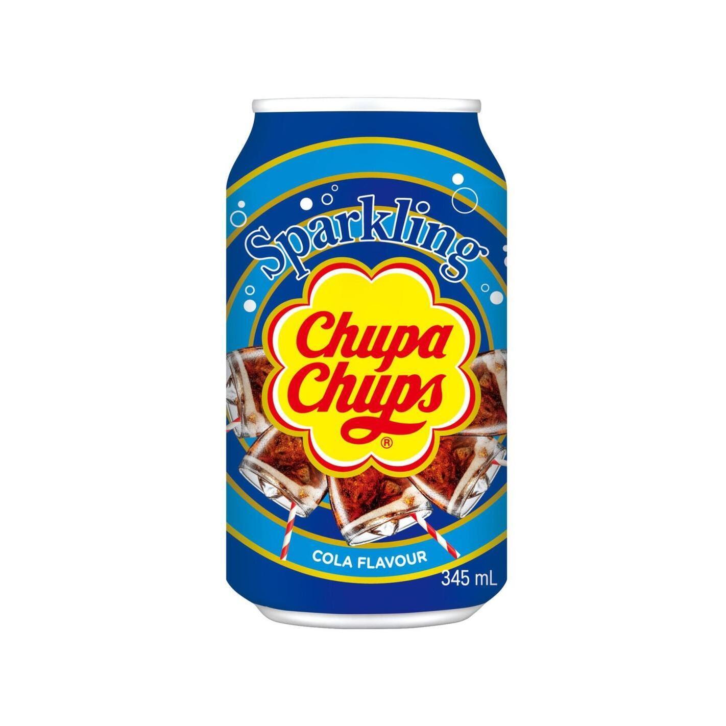 CHUPA CHUPS Boisson gazeuse saveur cola boîte 34.5cl