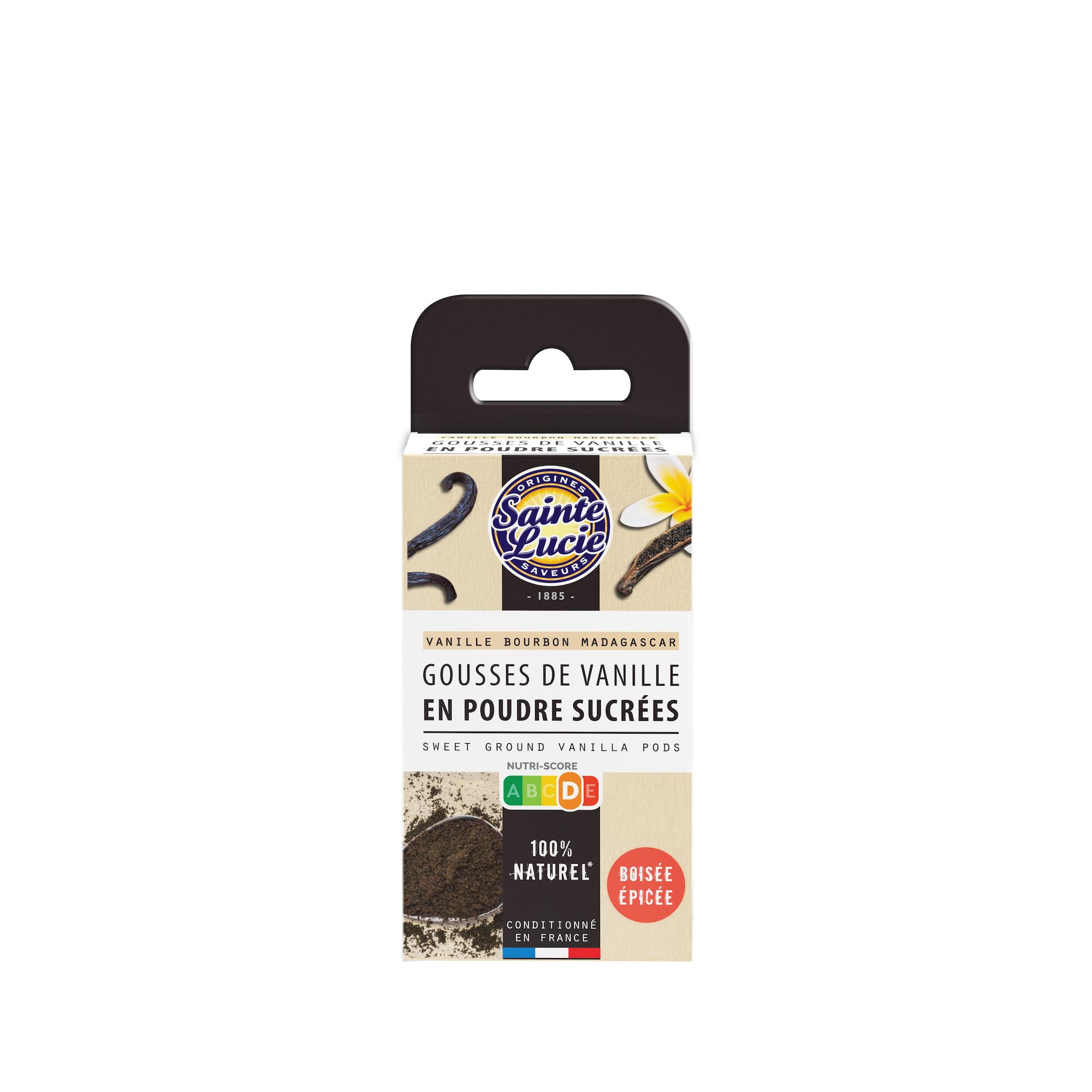 SAINTE LUCIE Gousses de vanille en poudre sucrées 8g