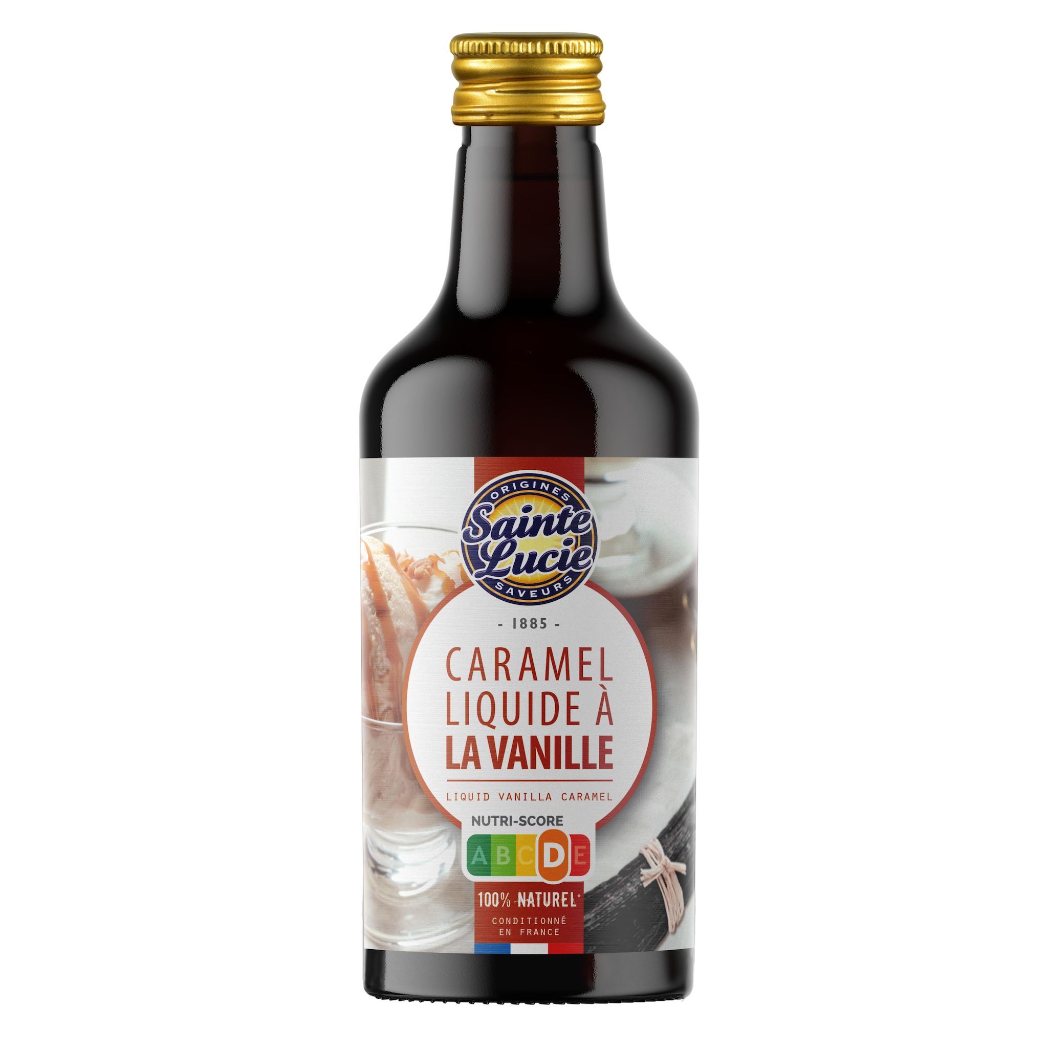 SAINTE LUCIE Caramel liquide à la vanille 100% naturel 250ml