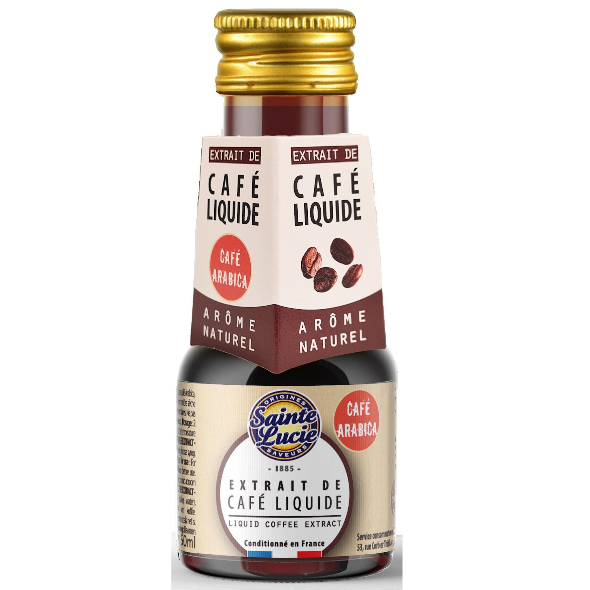 SAINTE LUCIE Extrait de café liquide naturel 50ml