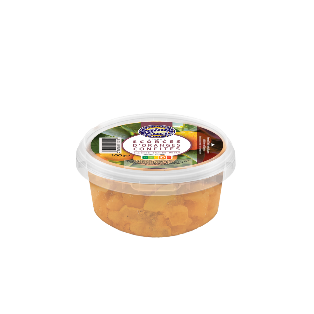 SAINTE LUCIE Lamelles d'écorces d'orange confites 100g