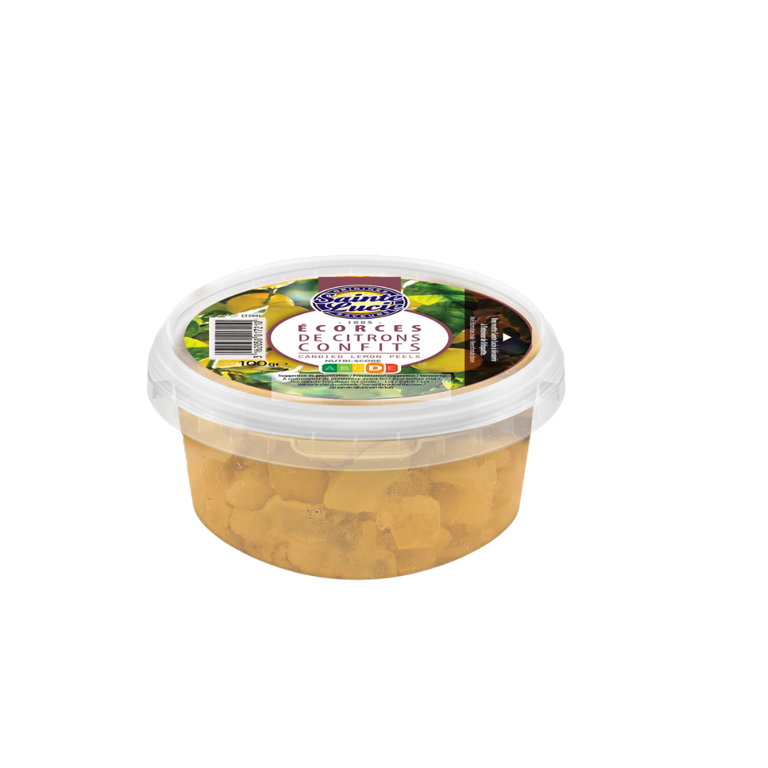 SAINTE LUCIE Lamelles d'écorces de citron confites 100g