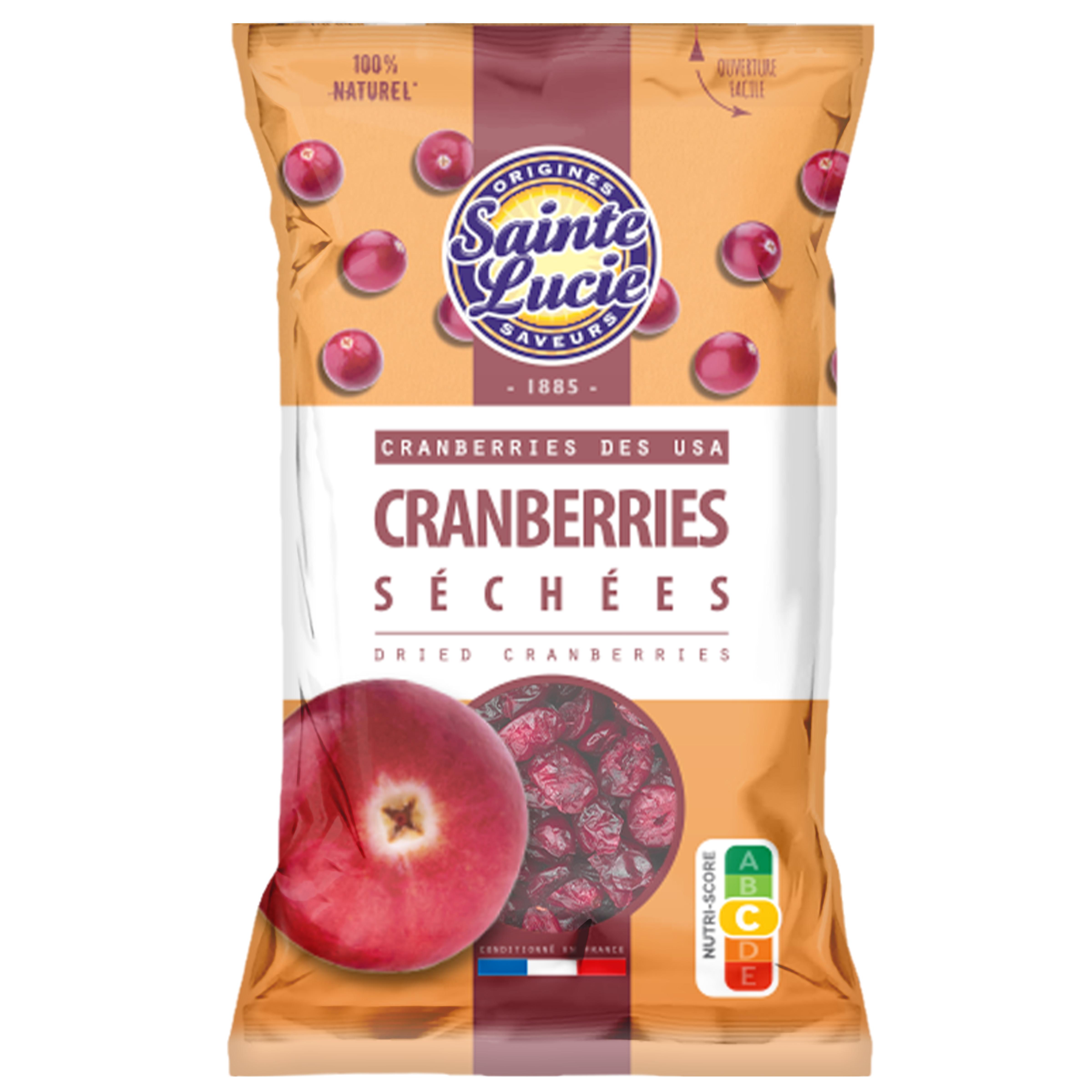 SAINTE LUCIE Cranberries séchées 125g