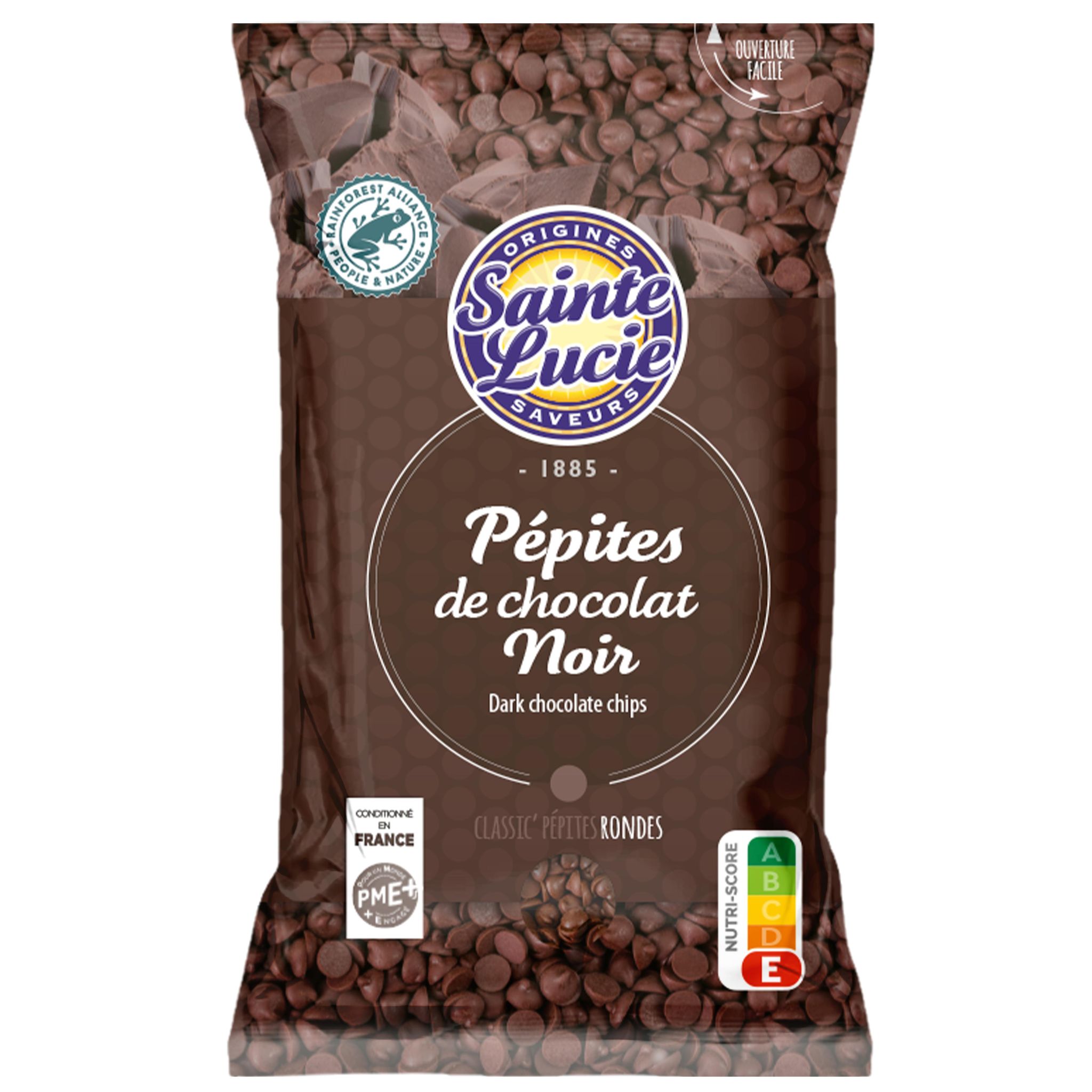 SAINTE LUCIE Pépites de chocolat noir 100g