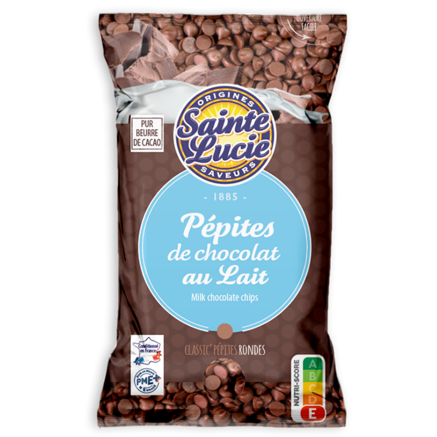 SAINTE LUCIE Pépites de chocolat au lait 125g