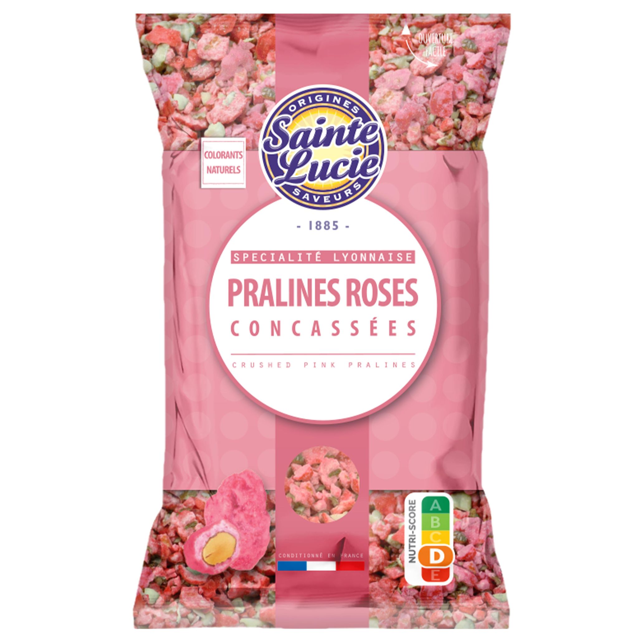 SAINTE LUCIE Pralines roses concassées 125g