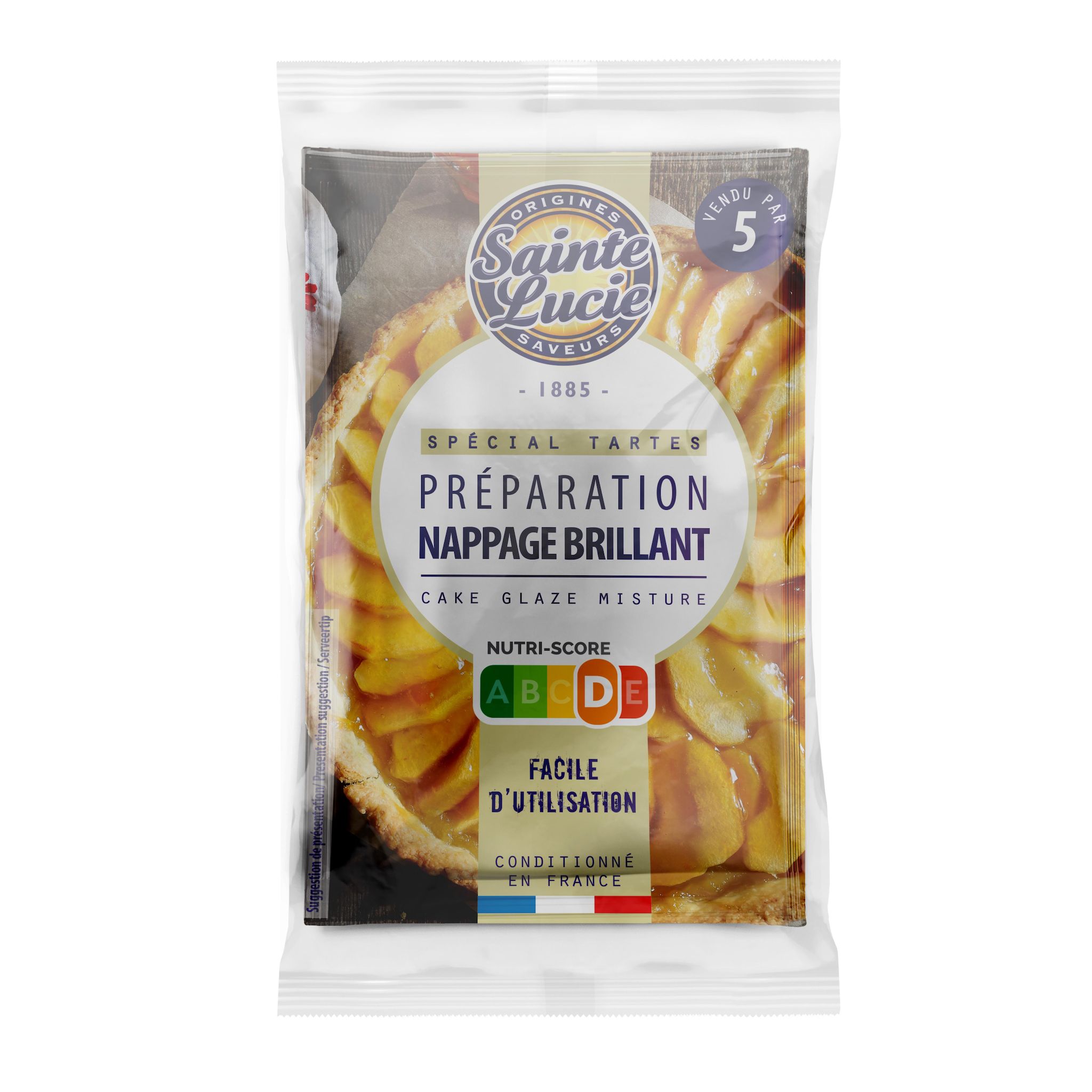 SAINTE LUCIE Préparation pour nappage brillant 5x10g 50g