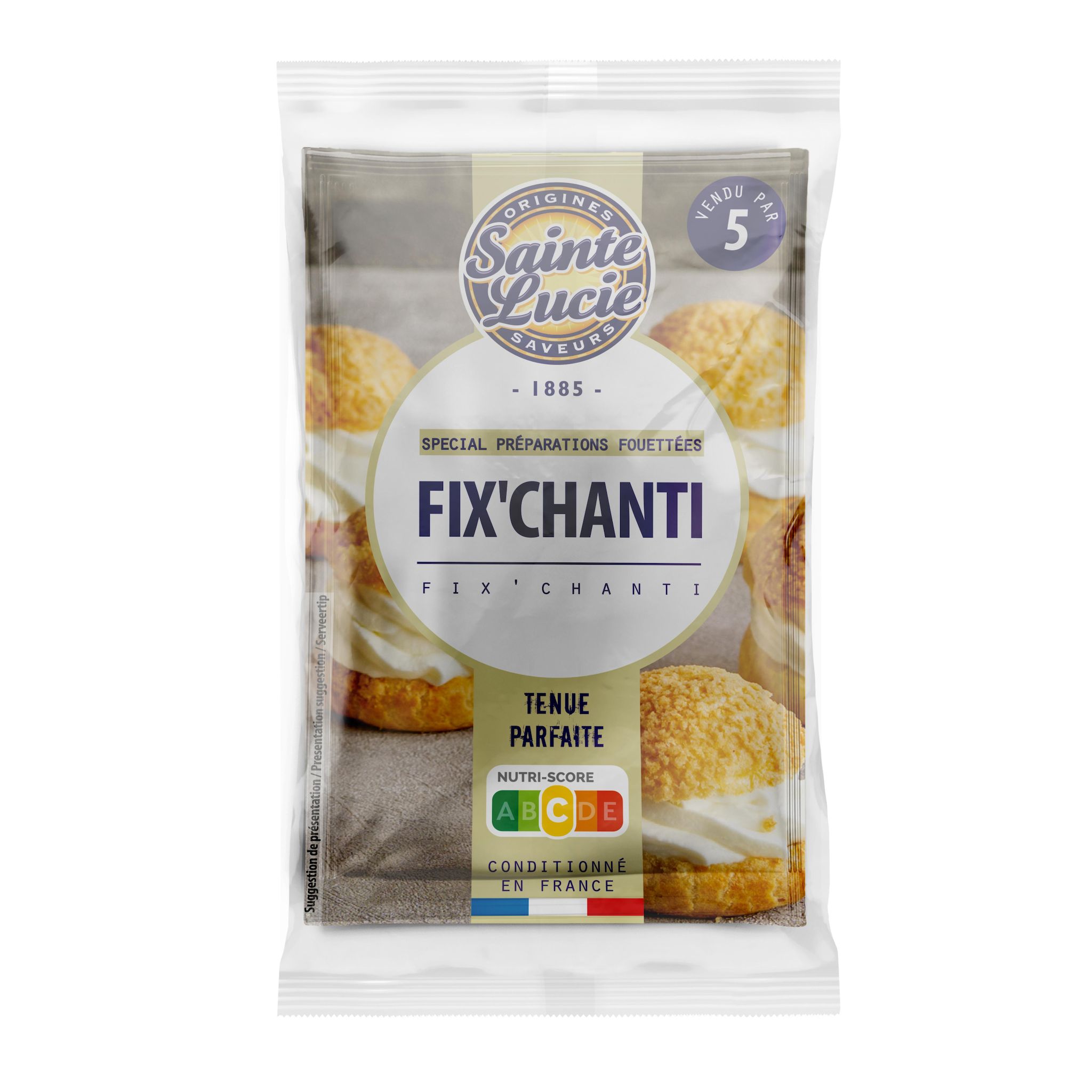 SAINTE LUCIE Fix'Chanti Fixateur pour préparations fouettées 5x8g