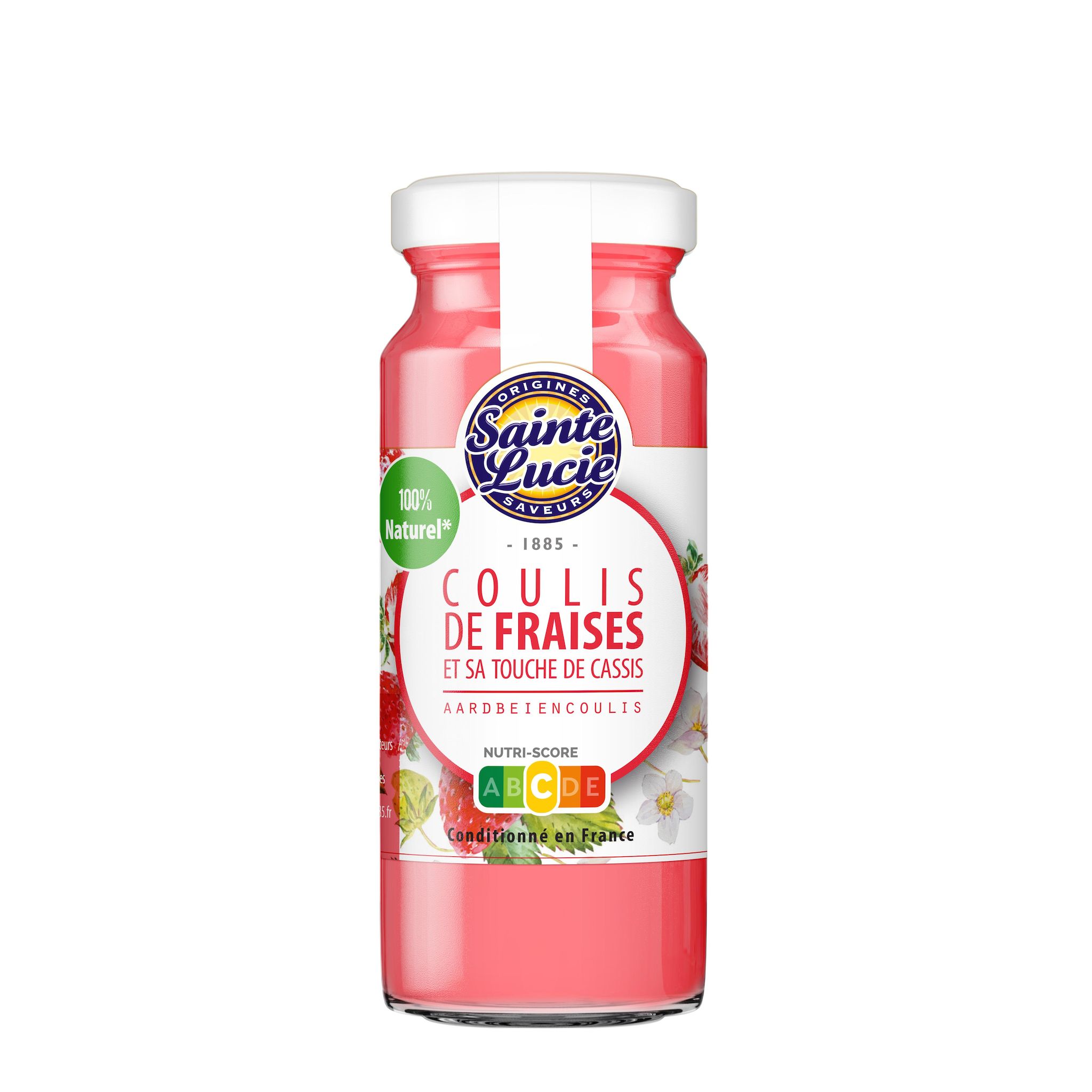 SAINTE LUCIE Coulis de fraises et sa touche de cassis 110g