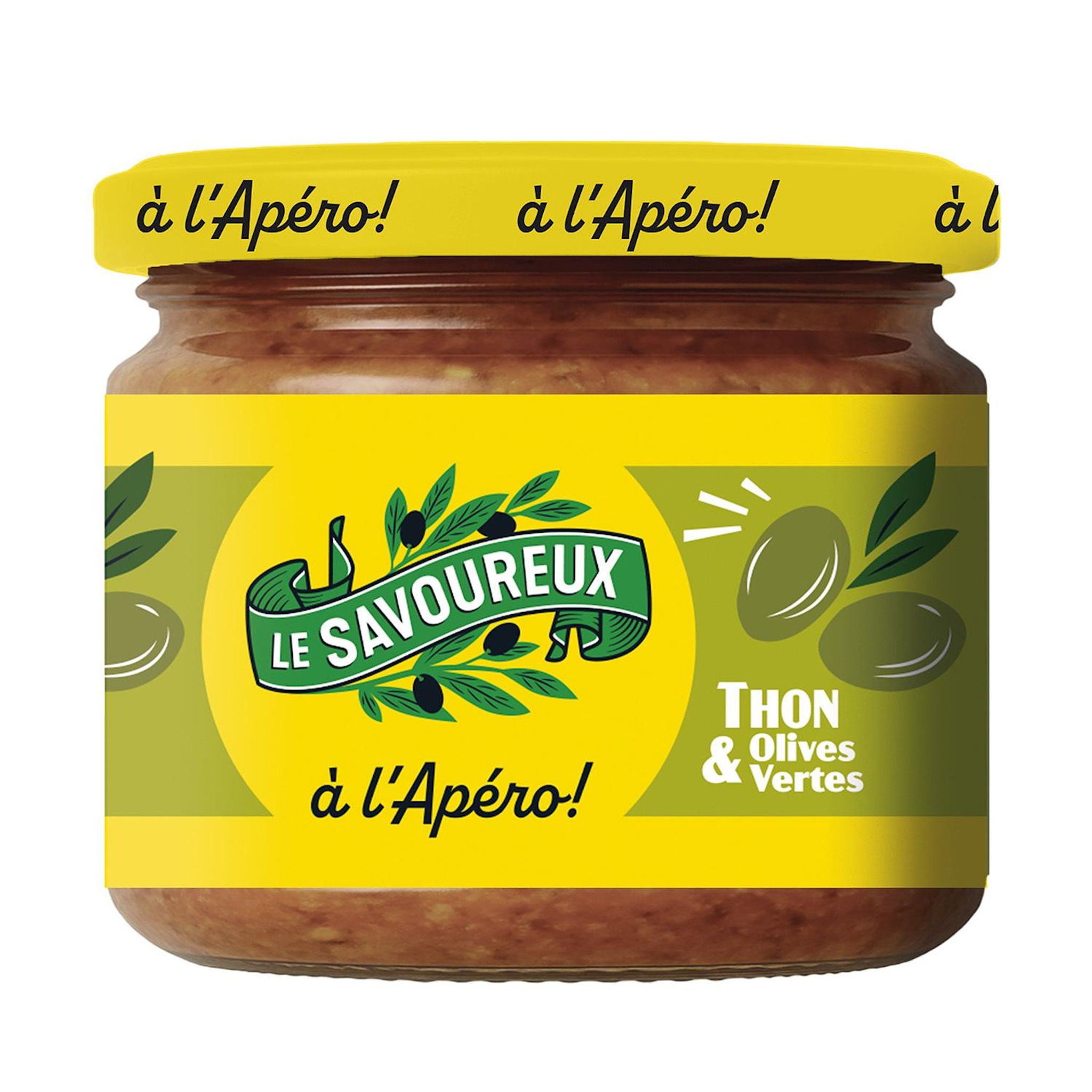 LE SAVOUREUX Tartinable de thon et olives vertes 90g