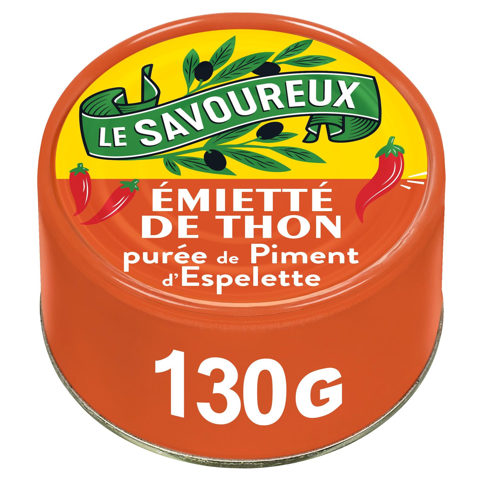 LE SAVOUREUX Émietté de thon à la purée de Piment d'Espelette 130g