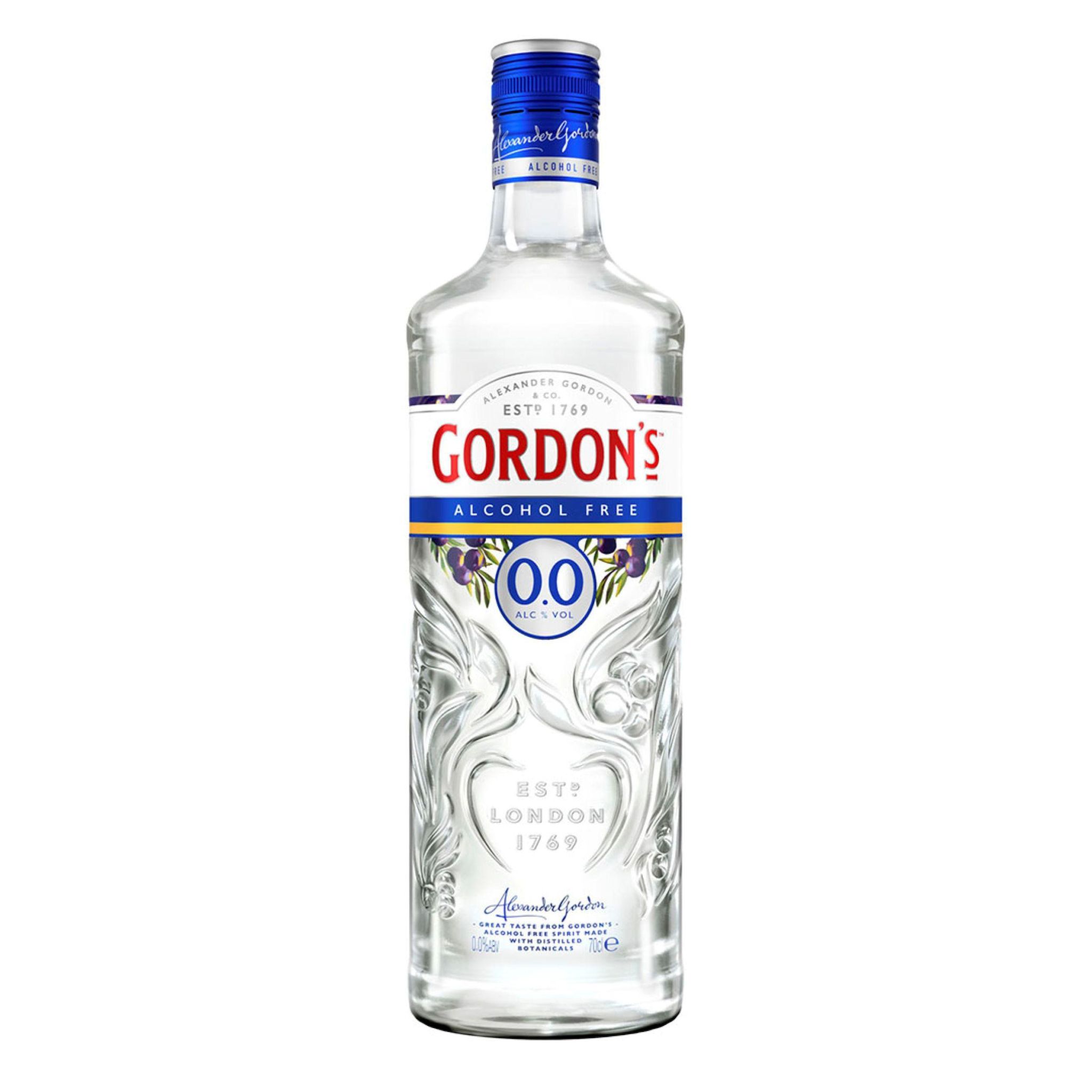 GORDON'S Boisson sans alcool sans sucres ajoutés 70cl
