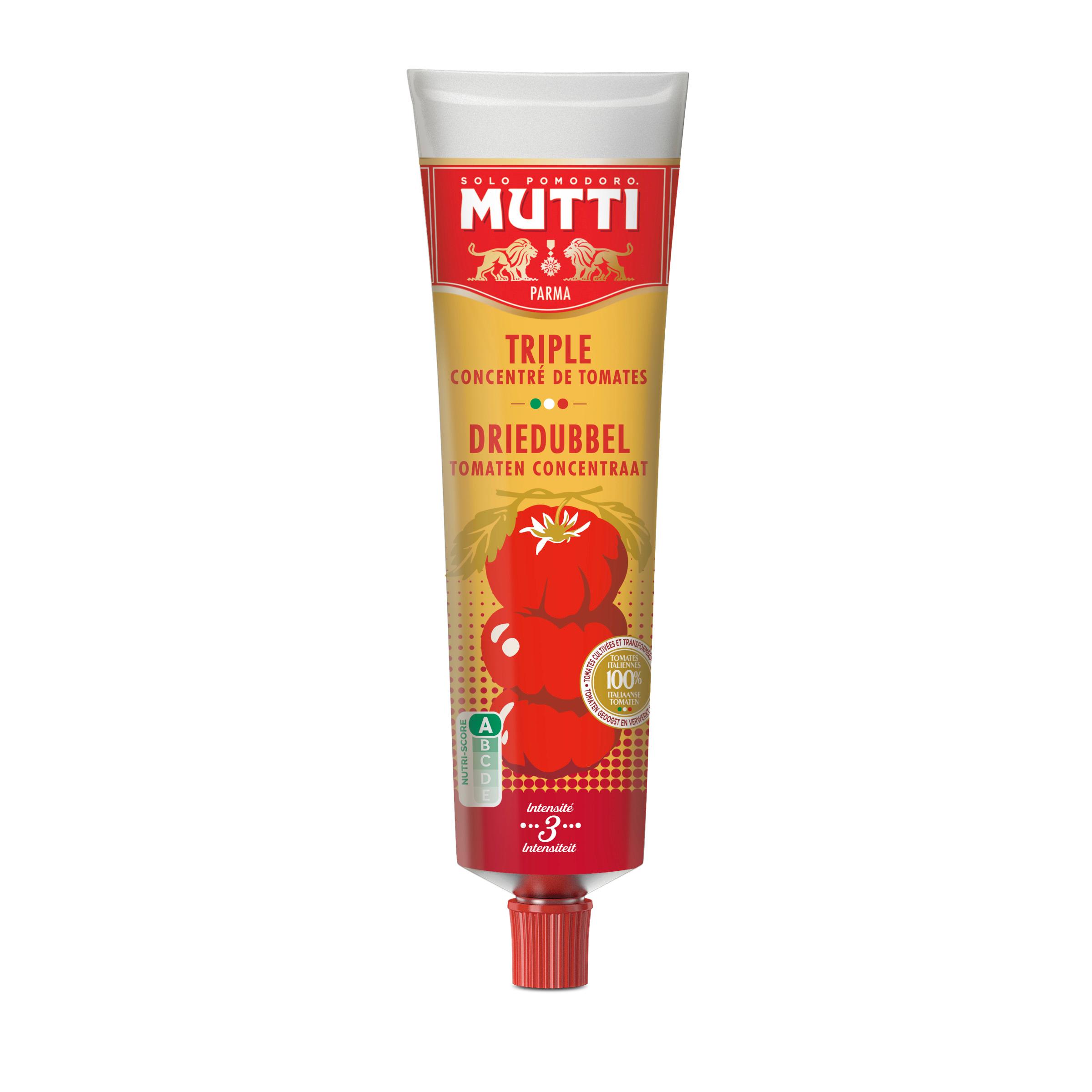 MUTTI Triple concentré de tomates en tube 130g
