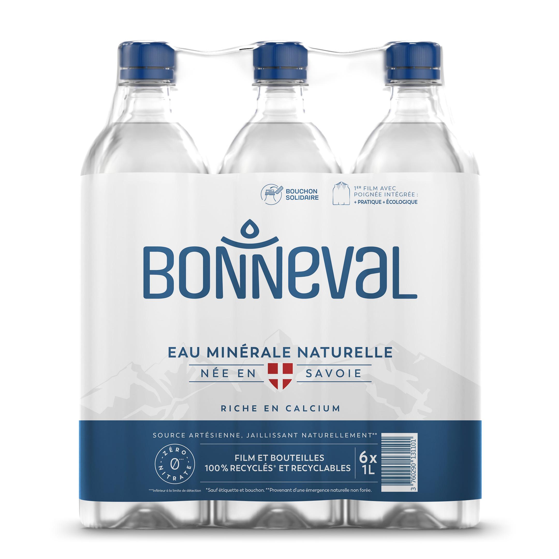 BONNEVAL Eau minérale naturelle plate 6x1l