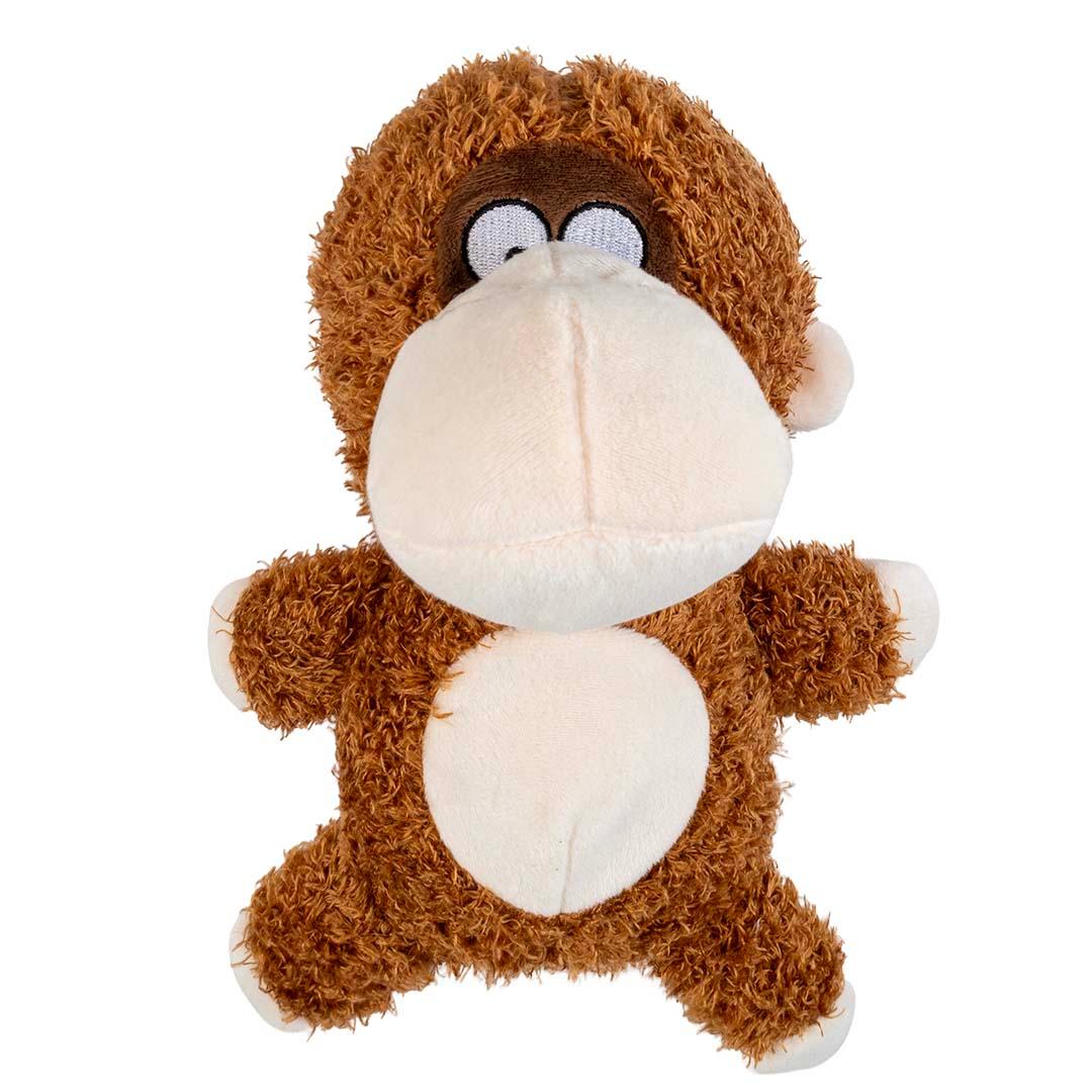 DUVOPLUS Peluche singe crackle pour chien 1 pièce