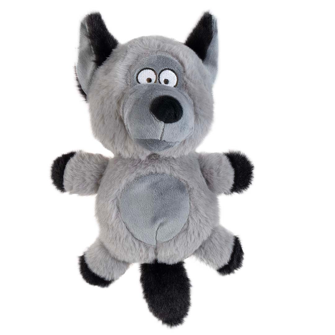 DUVOPLUS Peluche coyote crackle pour chien 1 pièce
