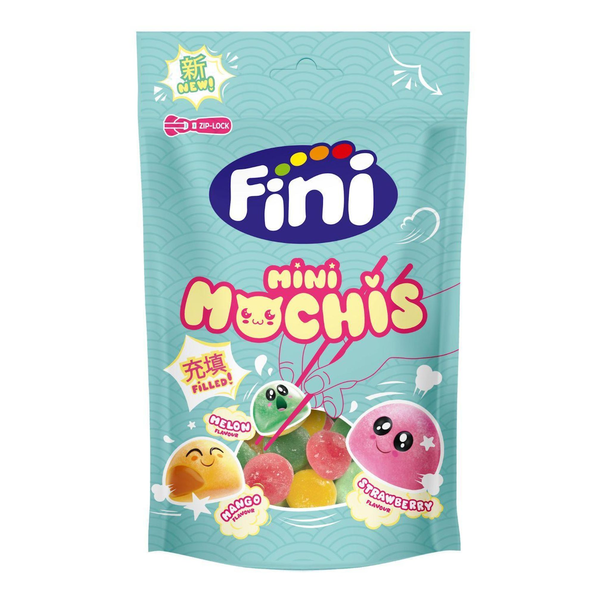 FINI Bonbons mini mochis aux fruits 165g