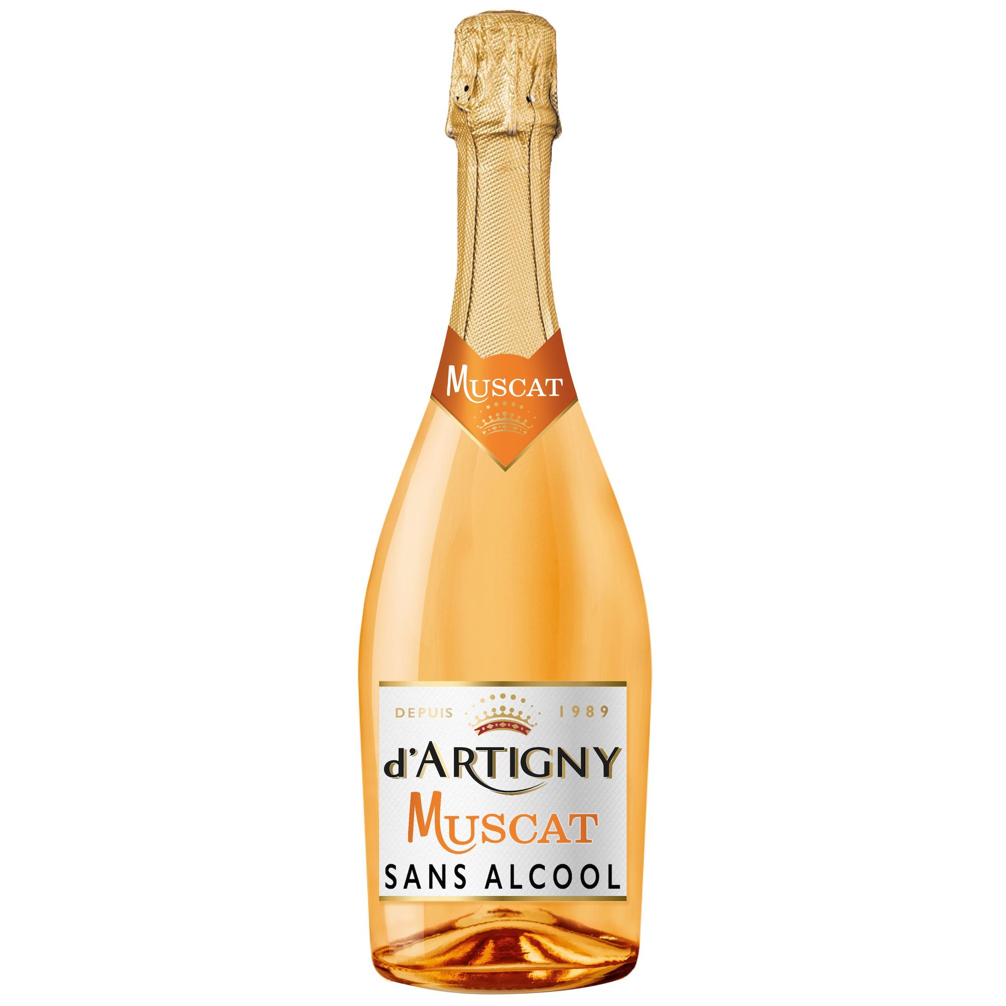 D'ARTIGNY Cuvée Prestige vin effervescent sans alcool chardonnay 75cl