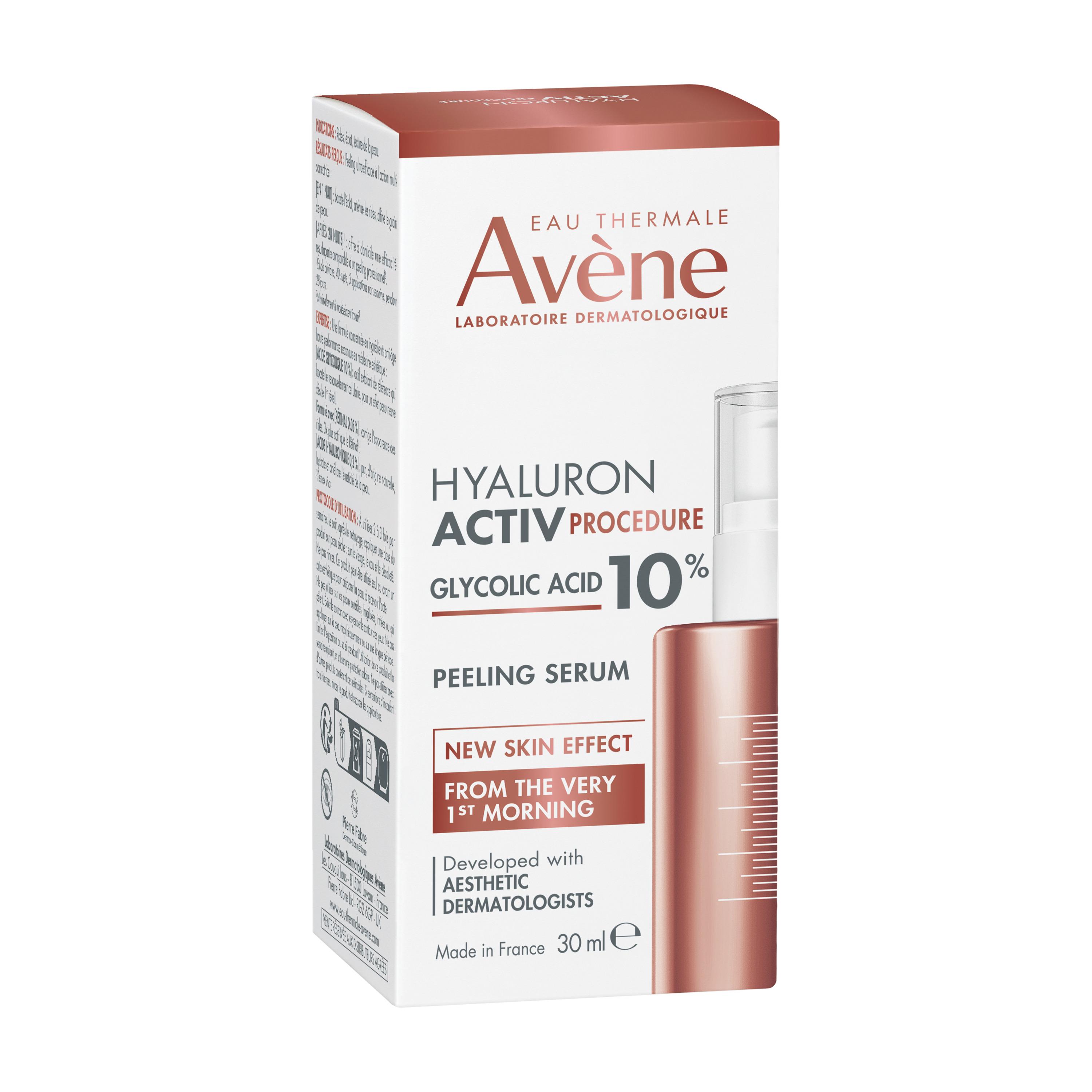 AVÈNE Hyaluron Activ Procedure Sérum peeling acide glycolique 10% 30ml