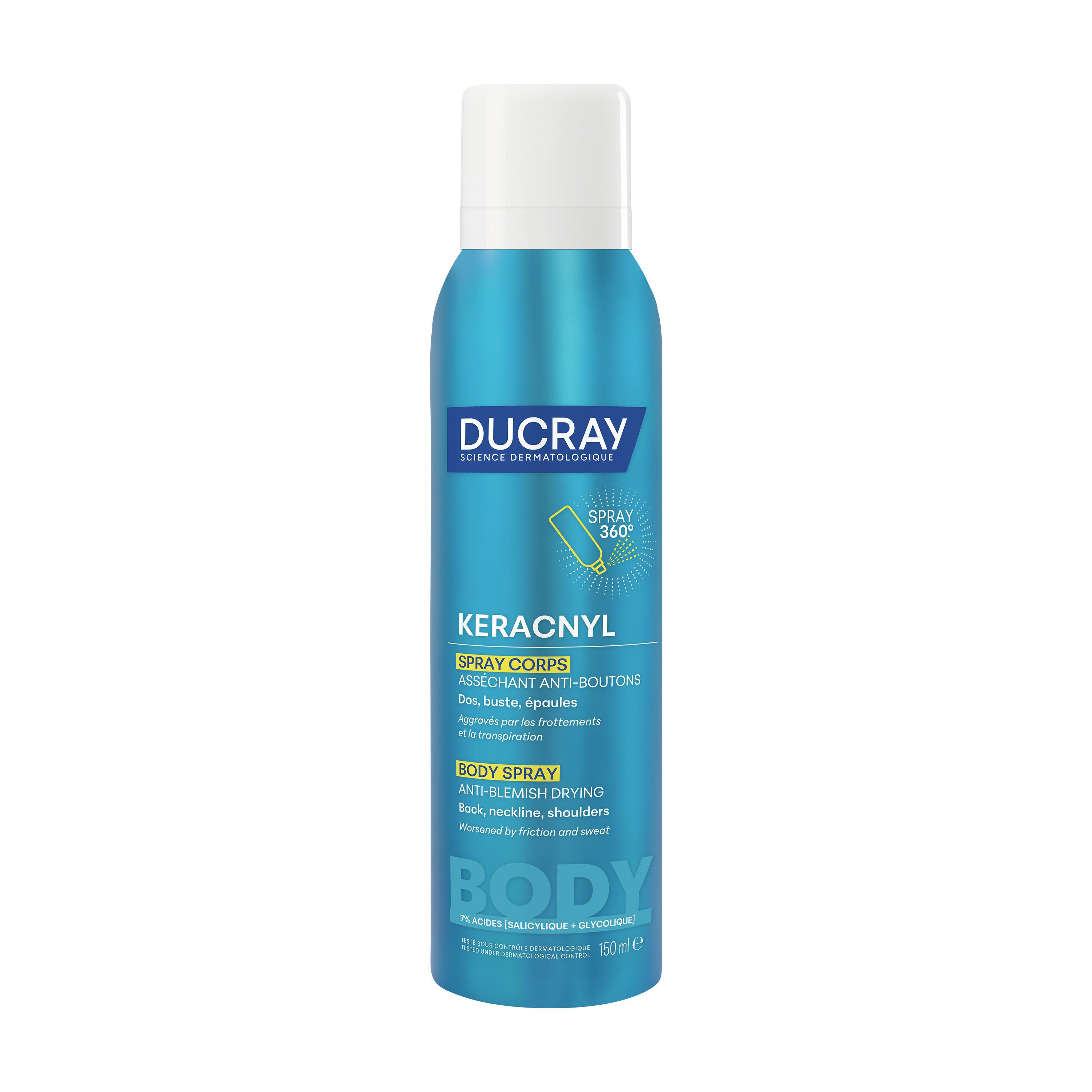 DUCRAY Keracnyl Spray corps asséchant anti-boutons 150ml