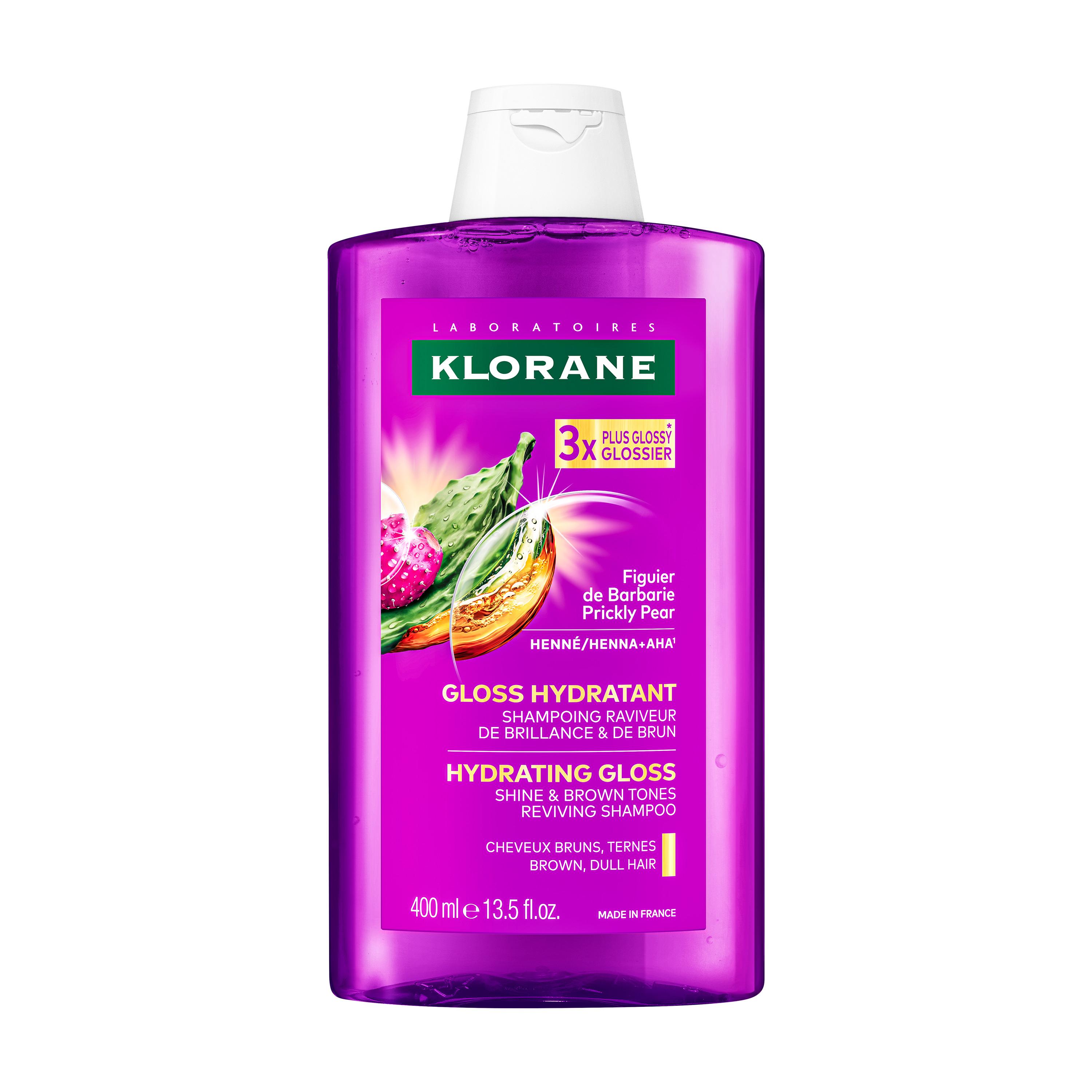 KLORANE Gloss Hydratant shampoing raviveur de brillance & de bruns au figuier de Barbarie 400ml