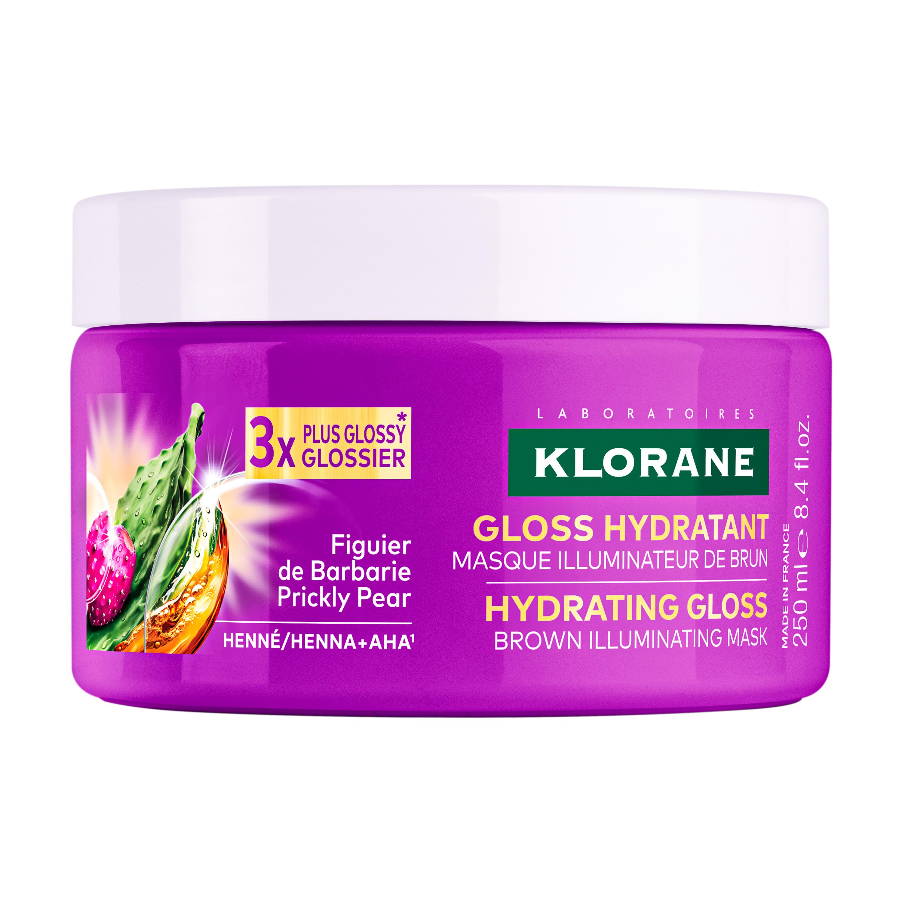 KLORANE Gloss hydratant masque illuminateur de brun 250ml